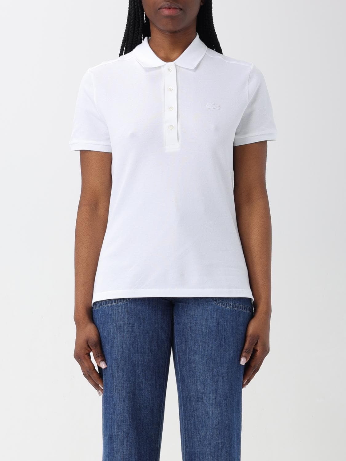 Lacoste Polo Shirt Woman color White