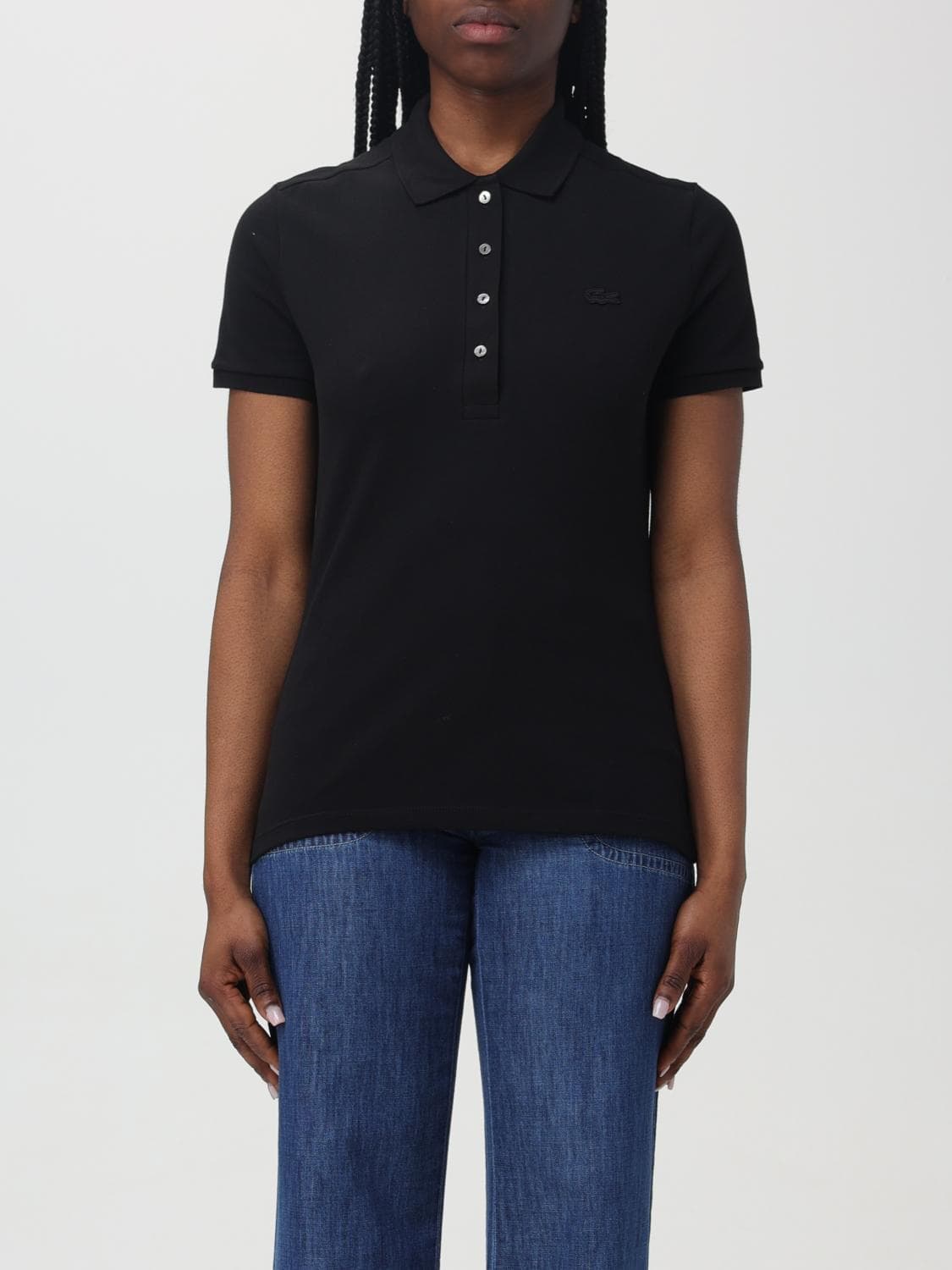 Lacoste Polo Shirt Woman color Black