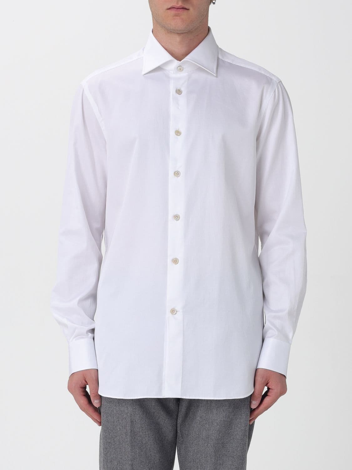 Kiton Shirt Men color White