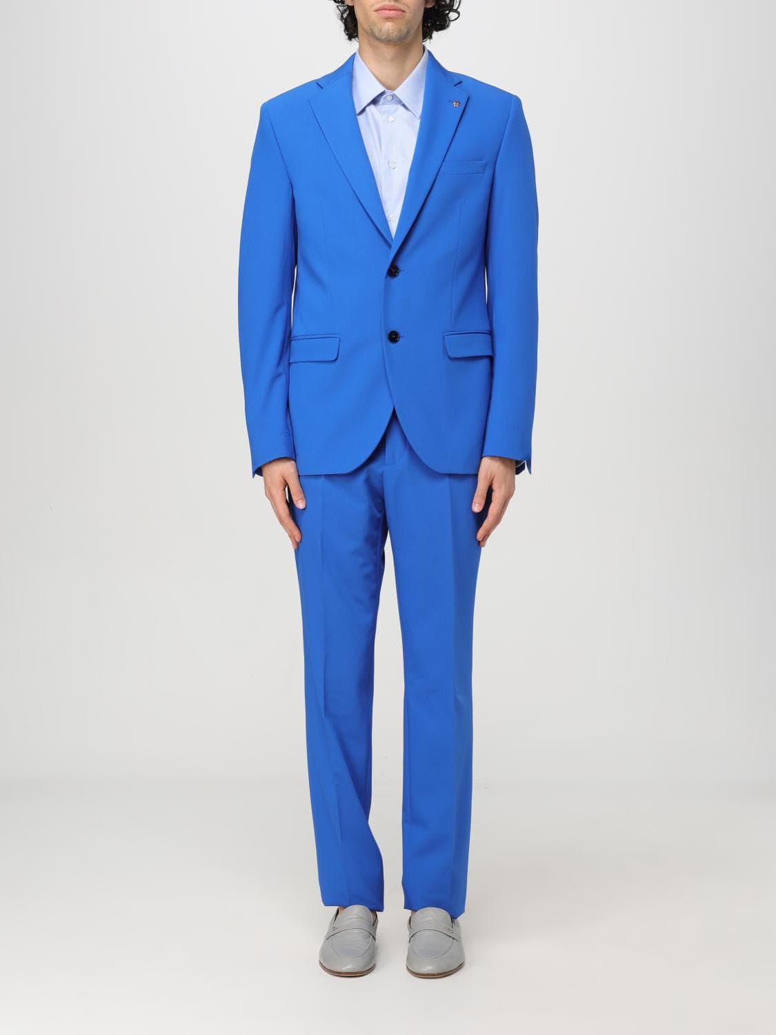 Manuel Ritz Suit Men color Gnawed Blue