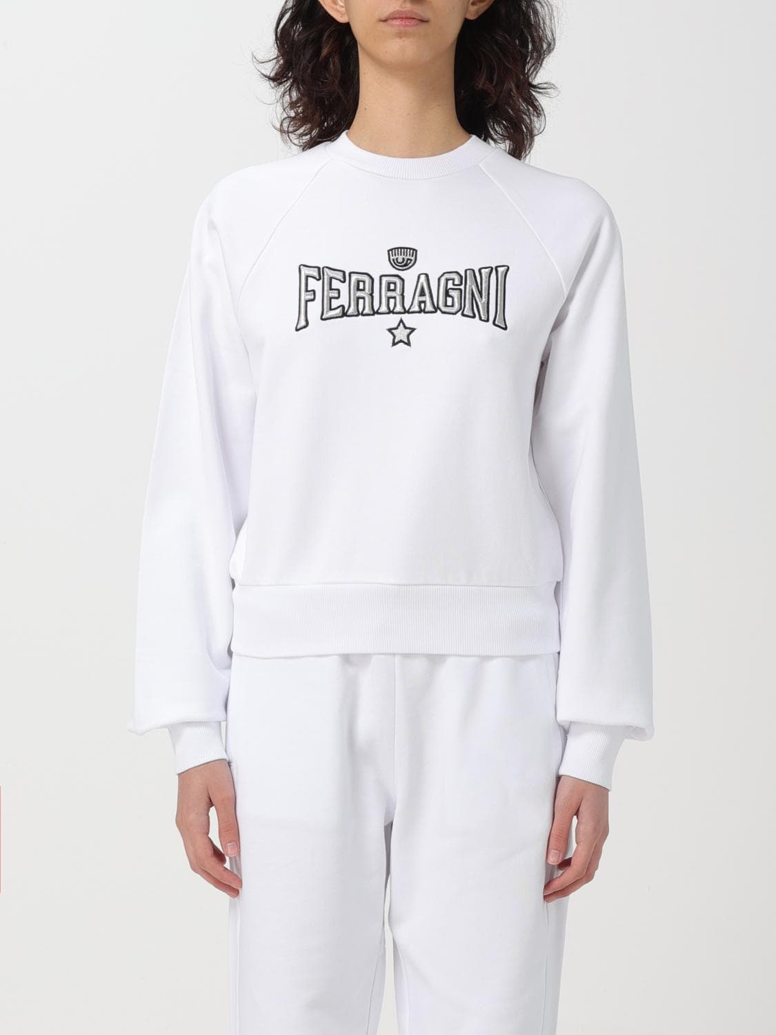 Chiara Ferragni Sweatshirt Woman color White