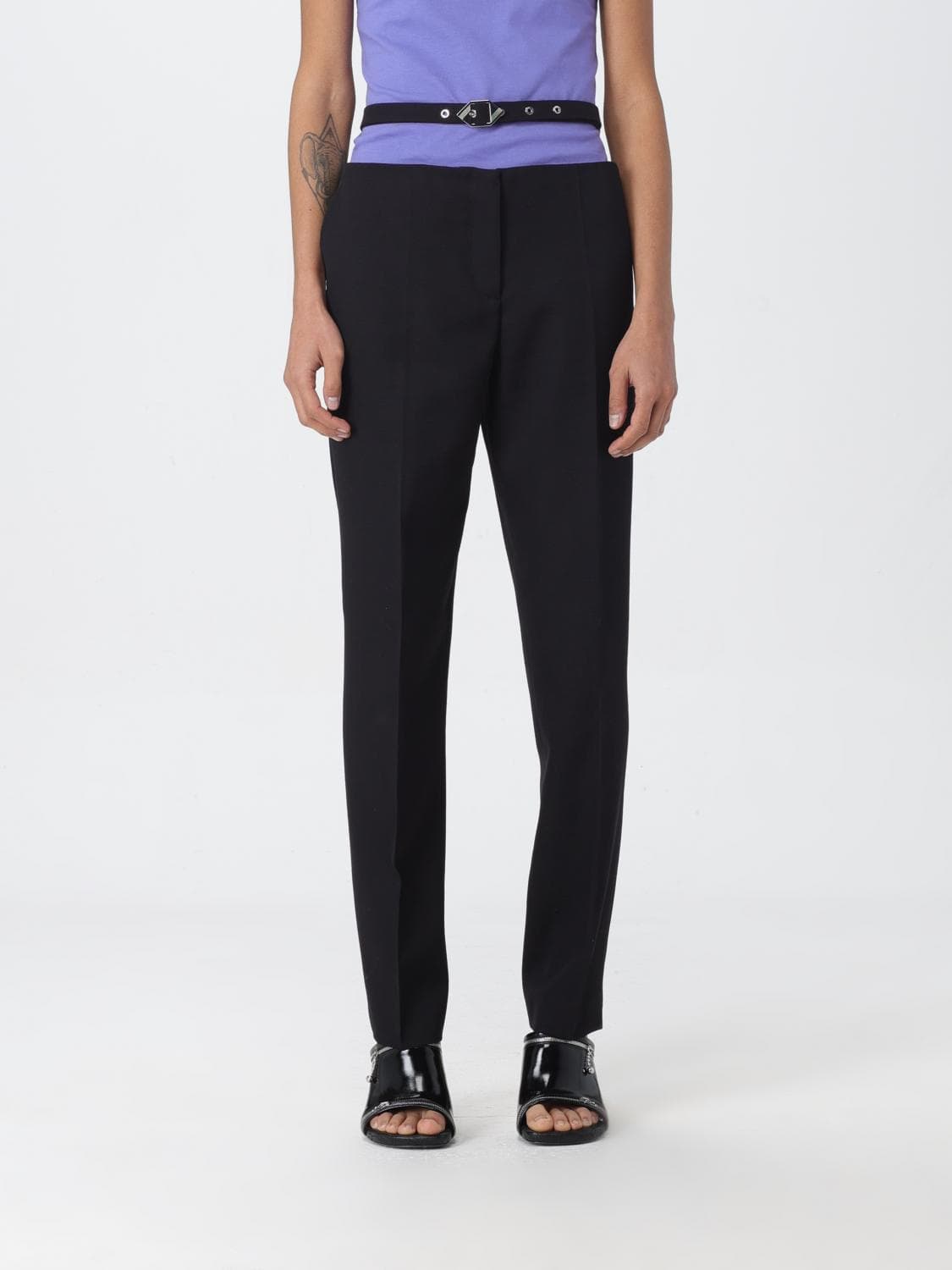 The Attico Pants Woman color Black