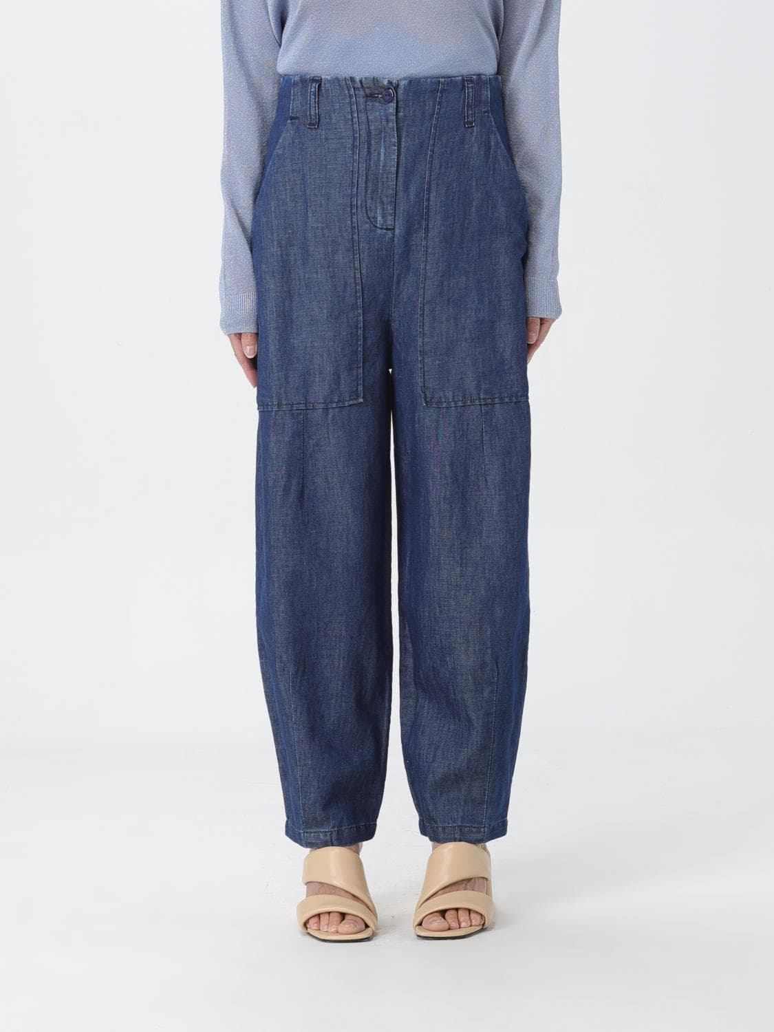 Alessia Santi Jeans Woman color Denim
