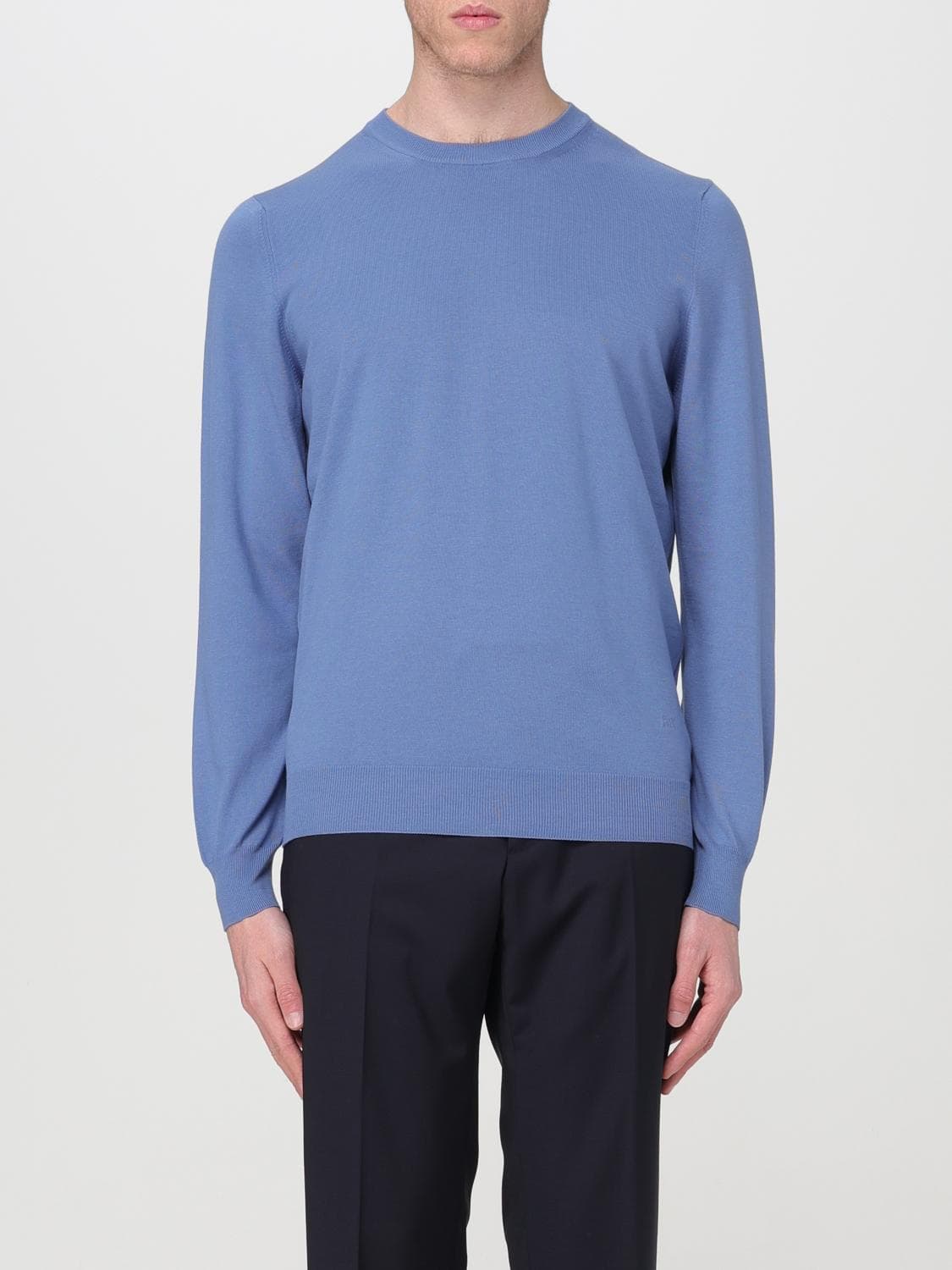 Fay Sweater Men color Sky
