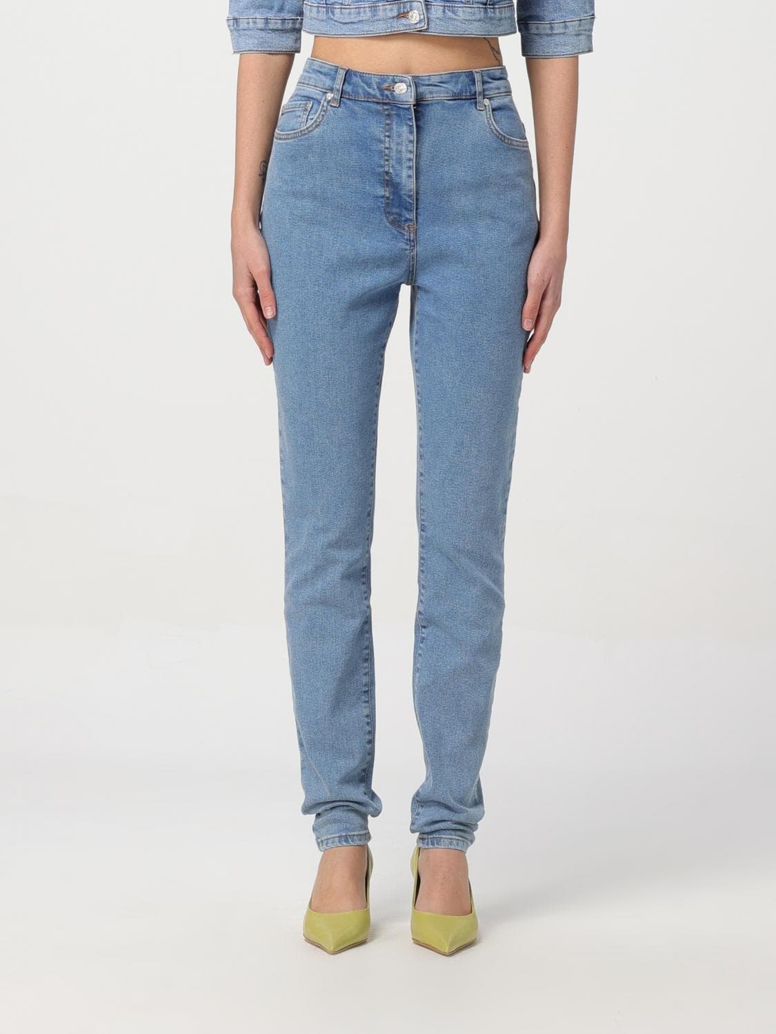 Moschino Jeans Jeans Woman color Denim