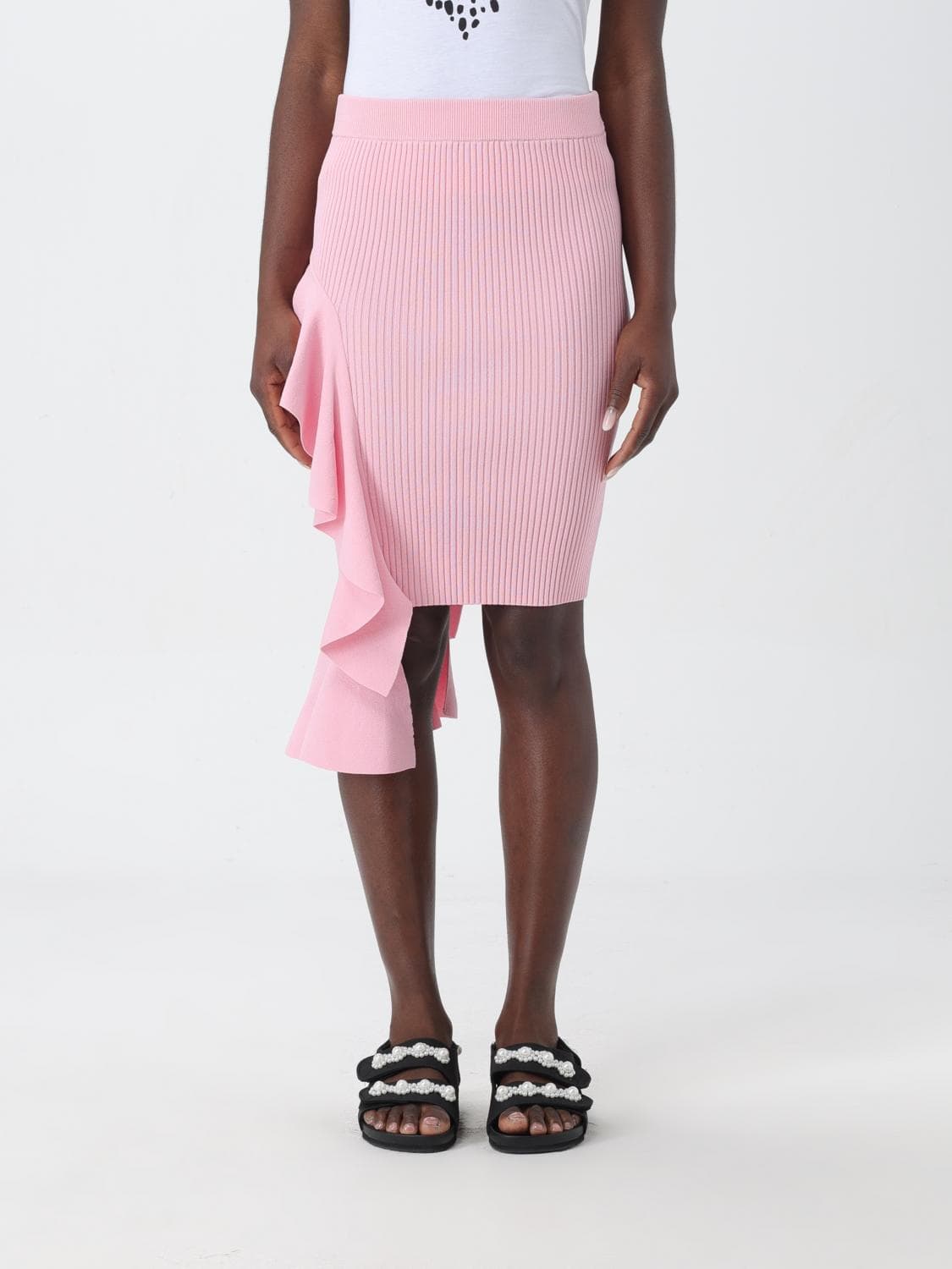 Moschino Jeans Skirt Woman color Pink