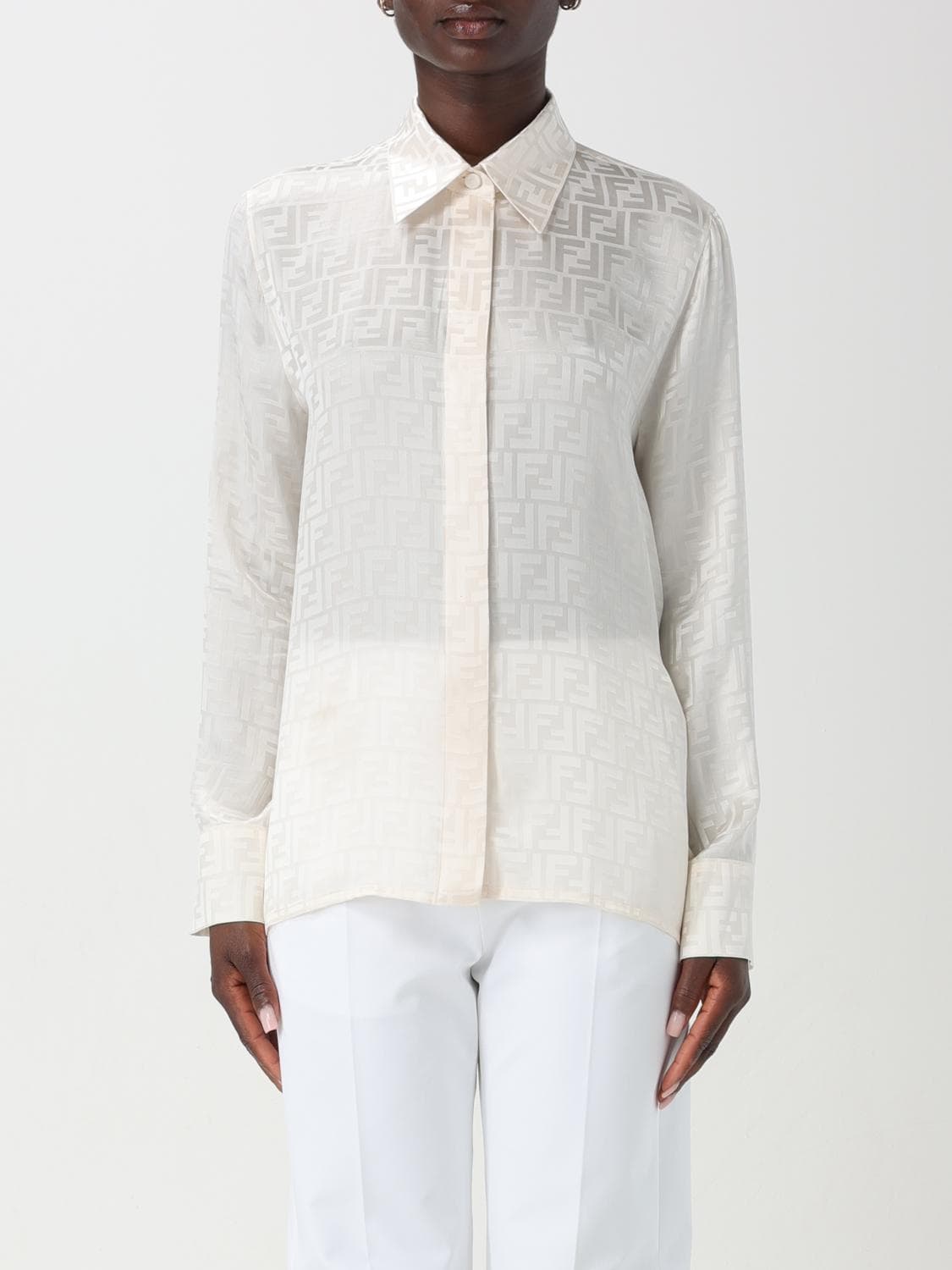 Fendi Shirt Woman color Cream · 42