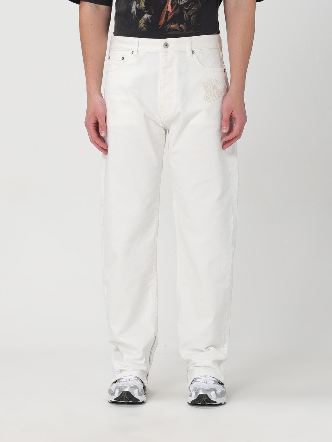Off-White Jeans Men color White · 33