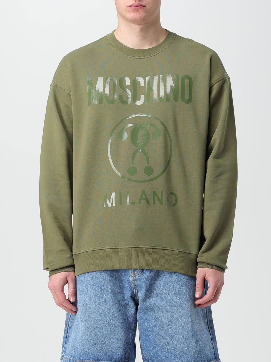 Moschino Couture Sweatshirt Men color Military