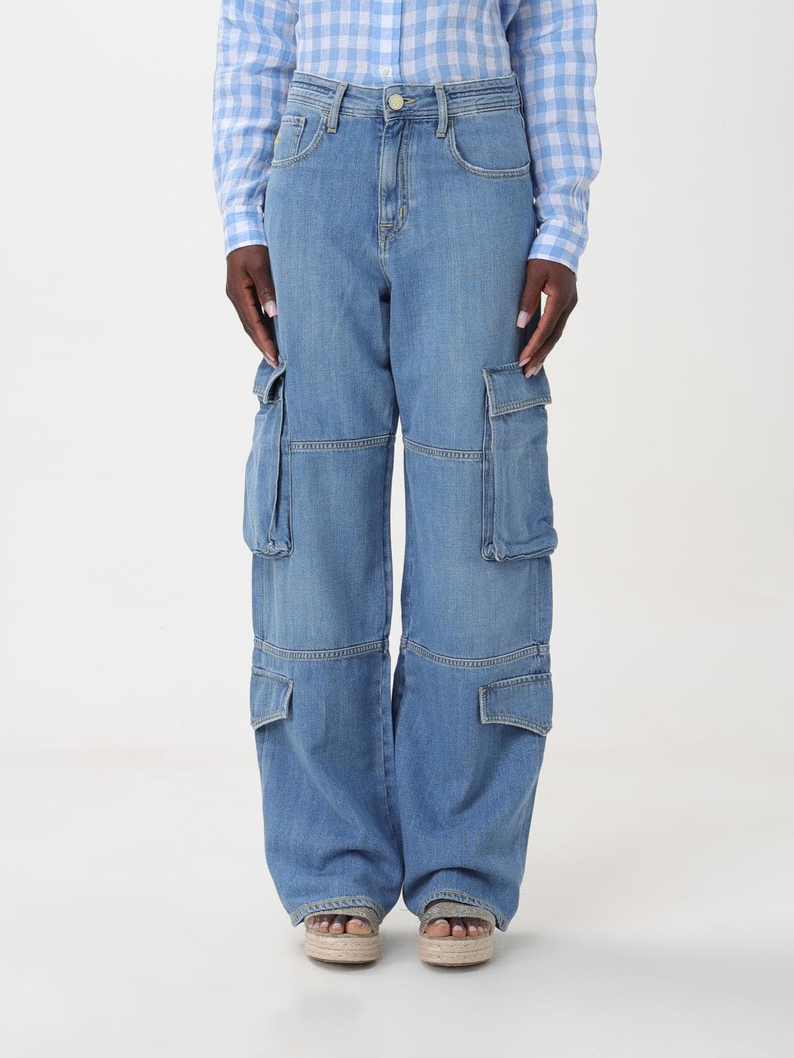 Jacob Cohen Pants Woman color Denim · 25