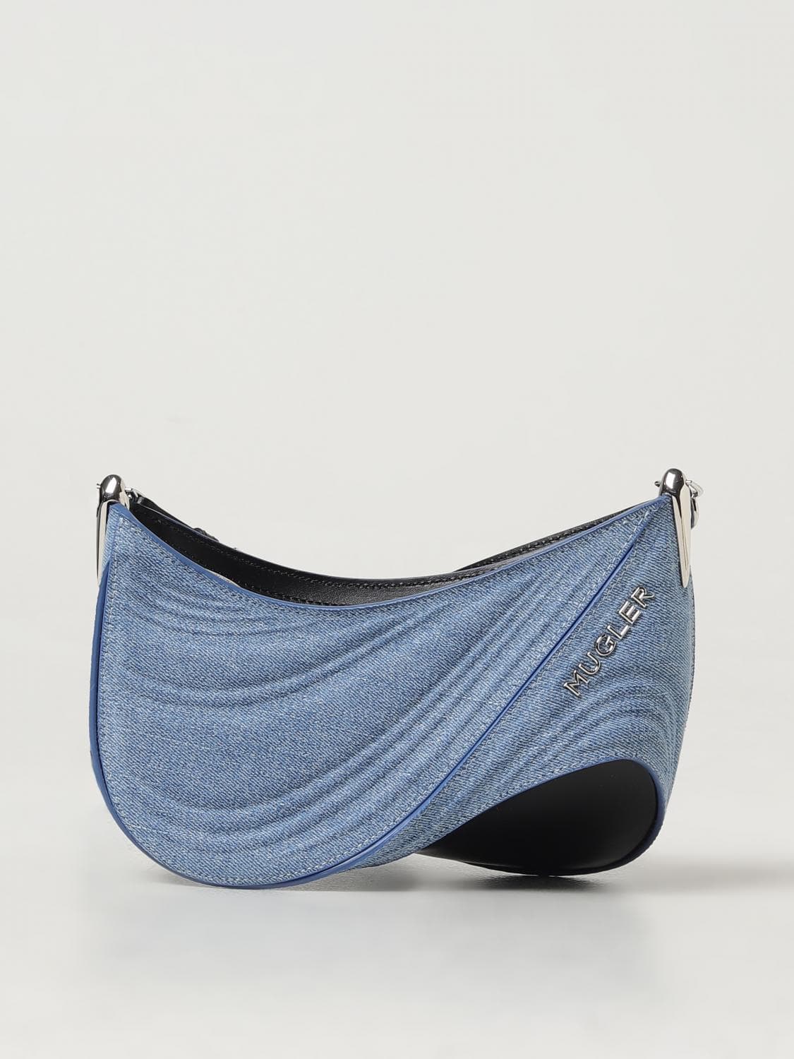 Mugler Mini Bag Woman color Blue · OS