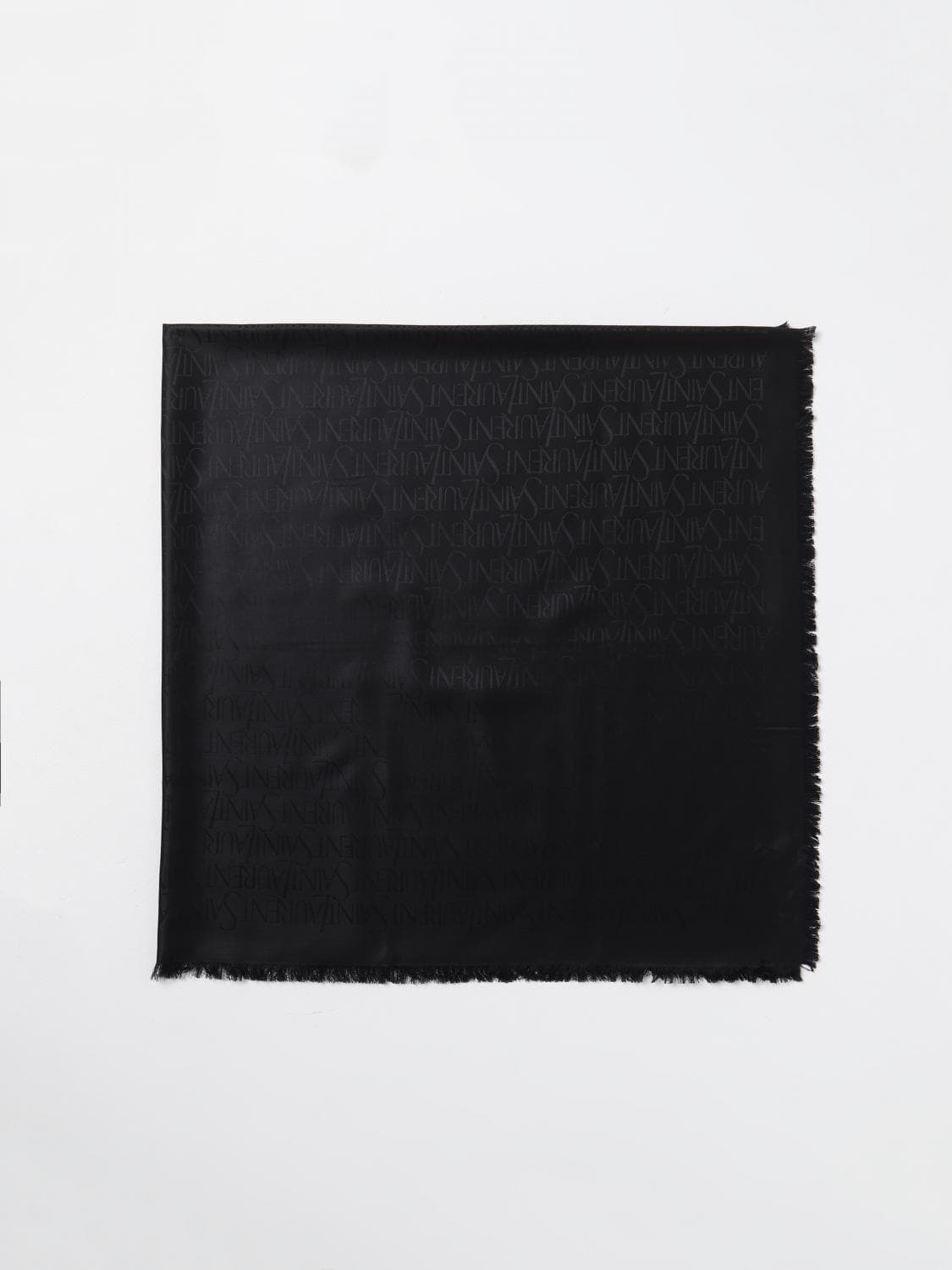 Saint Laurent Scarf Men color Black