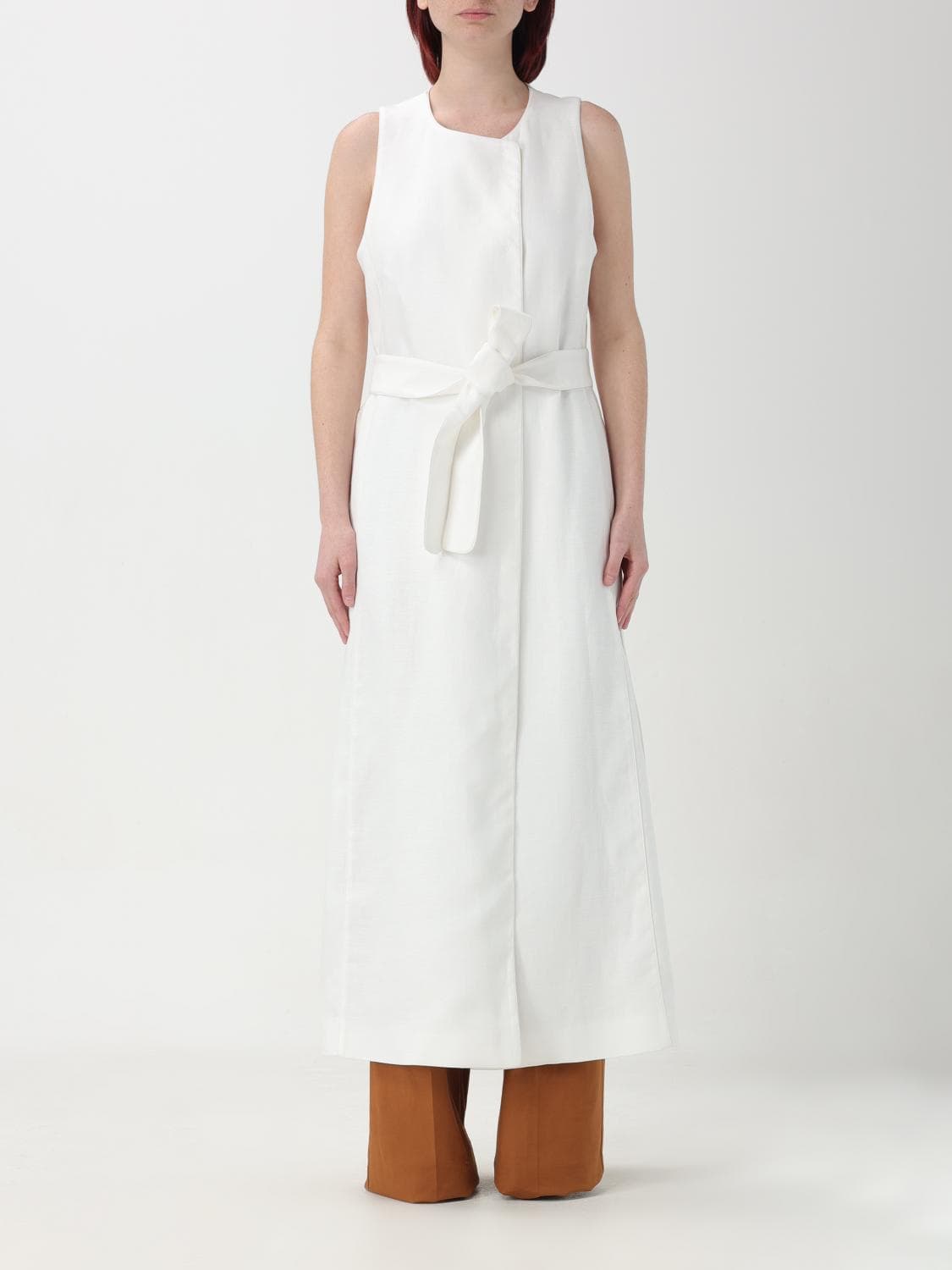 Max Mara Waistcoat Woman color White · 44