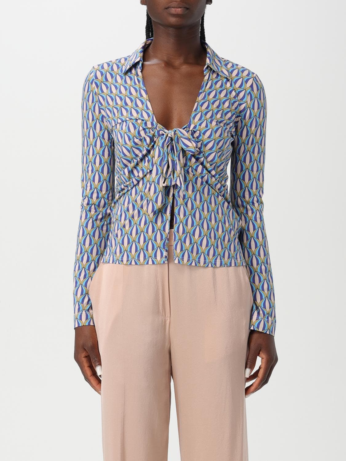 Maliparmi Shirt Woman color Blue · 46
