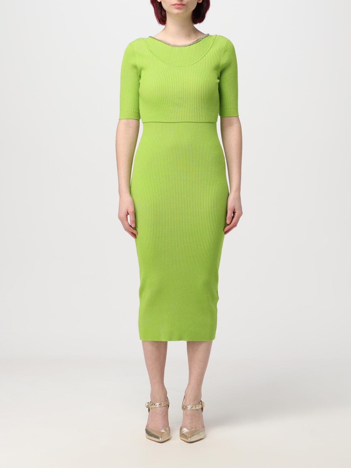Liu Jo Dress Woman color Green