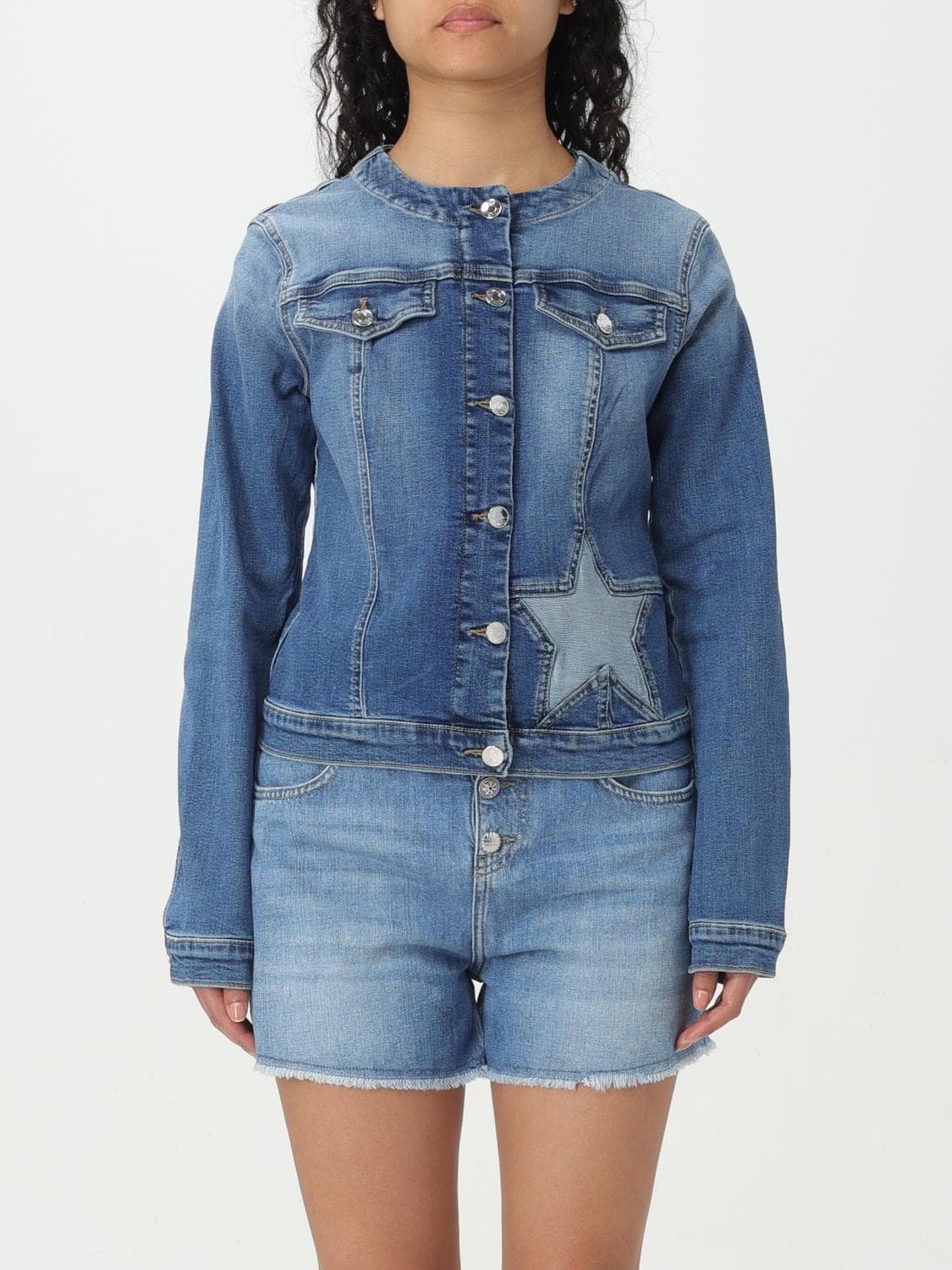 Liu Jo Jacket Woman color Denim