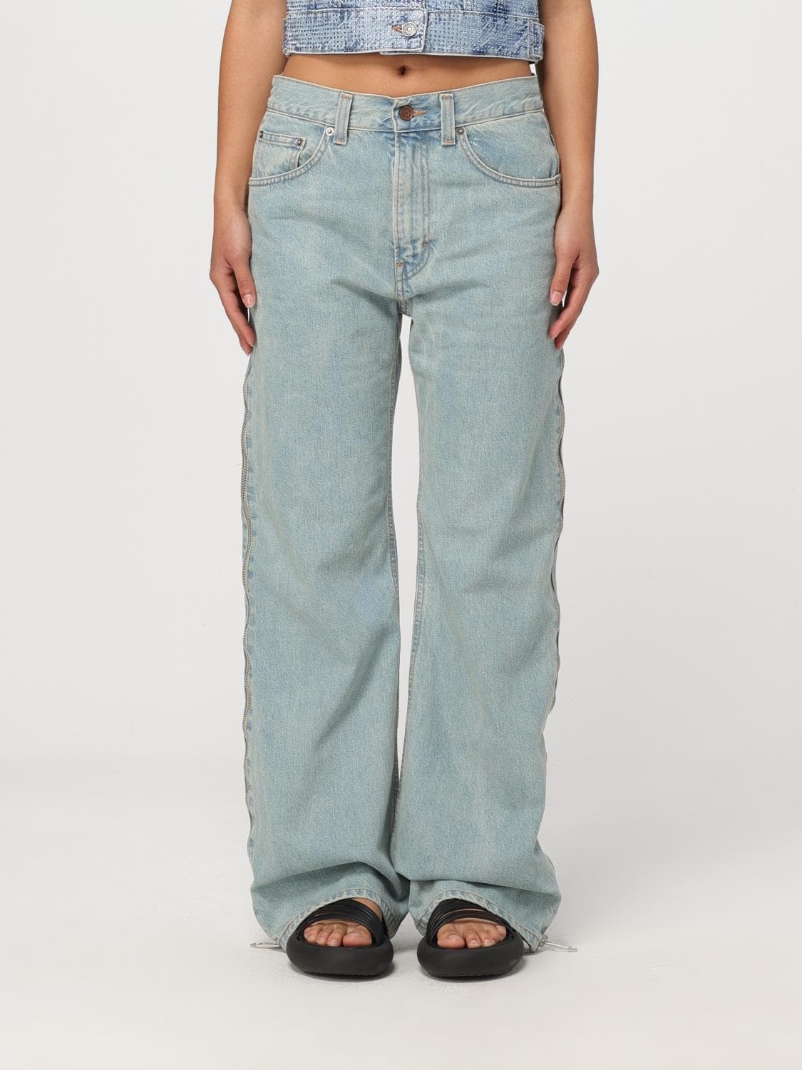 Haikure Jeans Woman color Blue