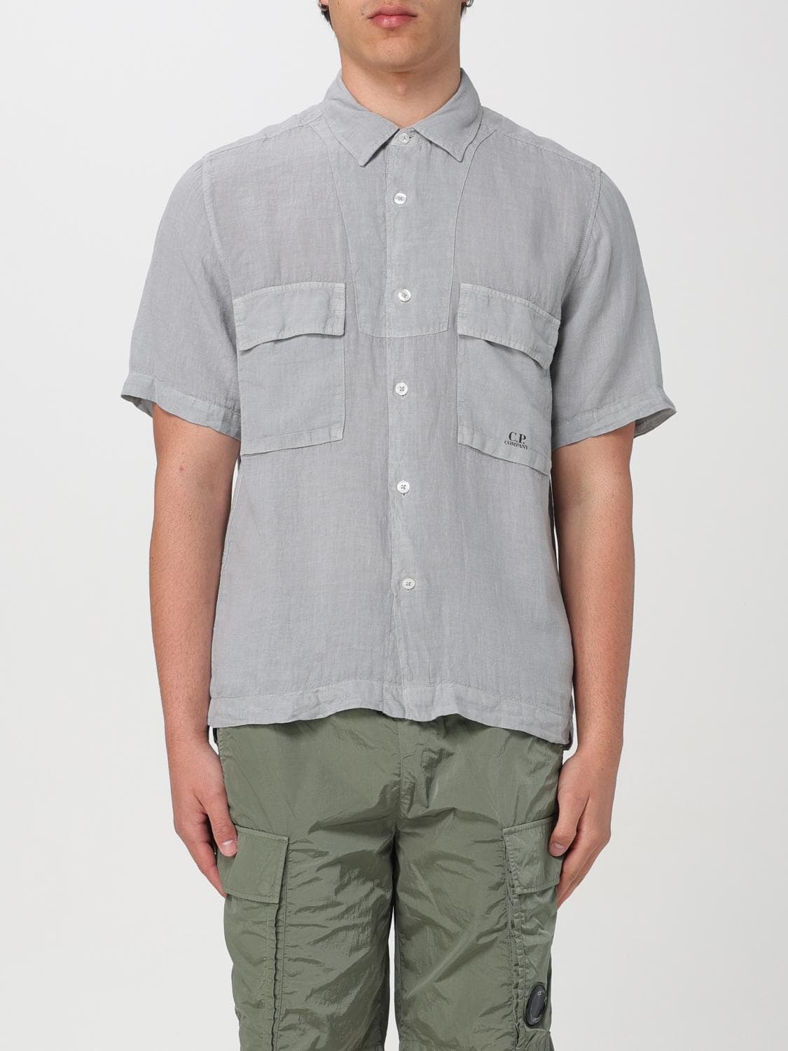 C.p. Company C. P. COMPANY Shirt Men color Grey · S