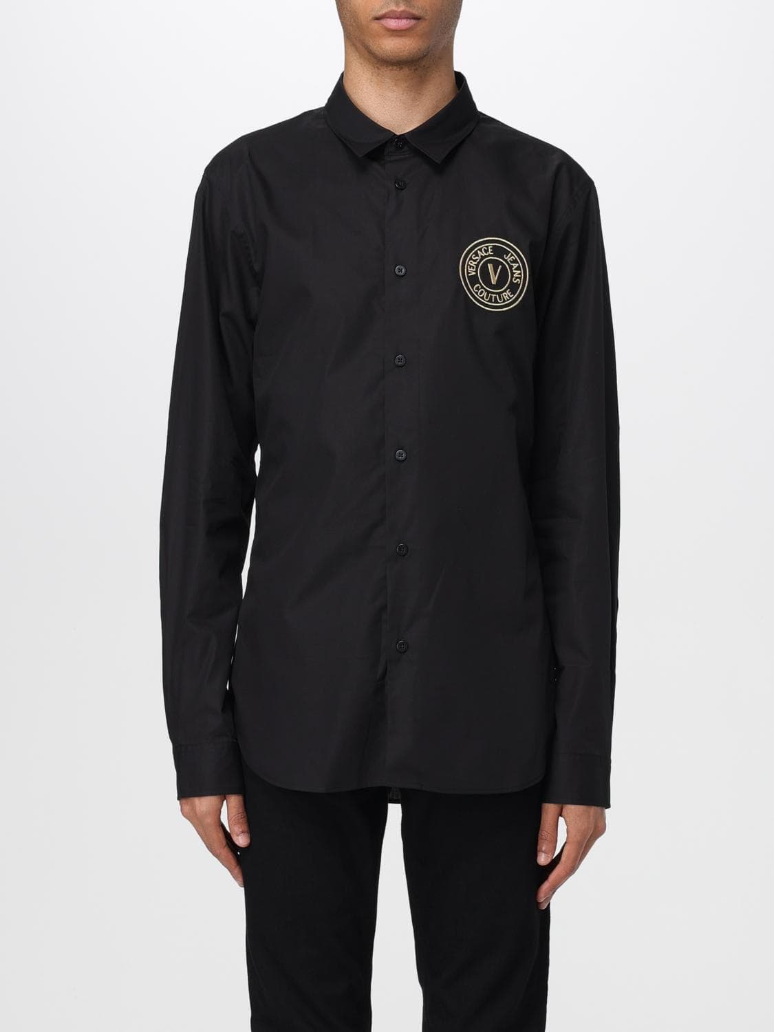 Versace Jeans Couture Shirt Men color Gold