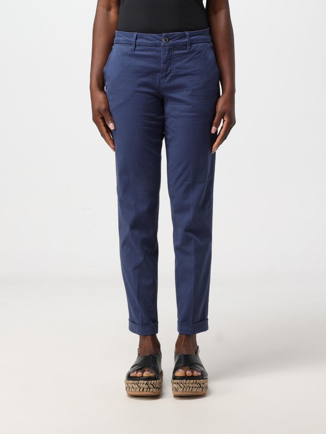 Fay Pants Woman color Navy
