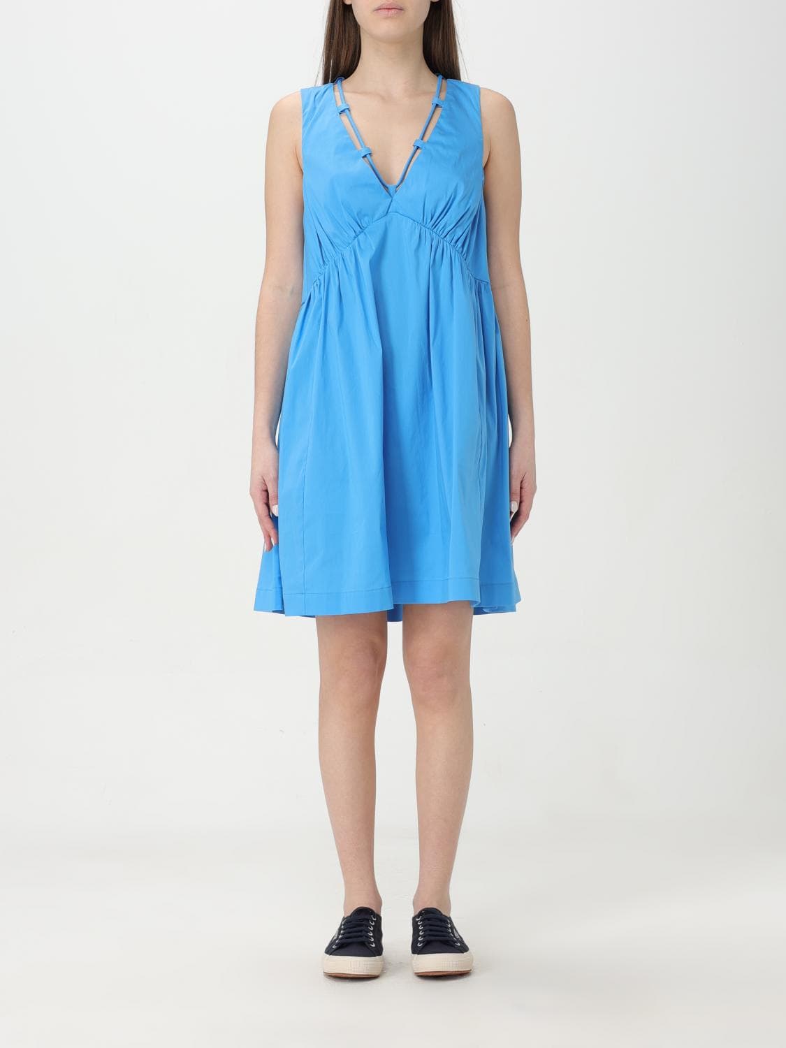 Pinko Dress Woman color Gnawed Blue · 42