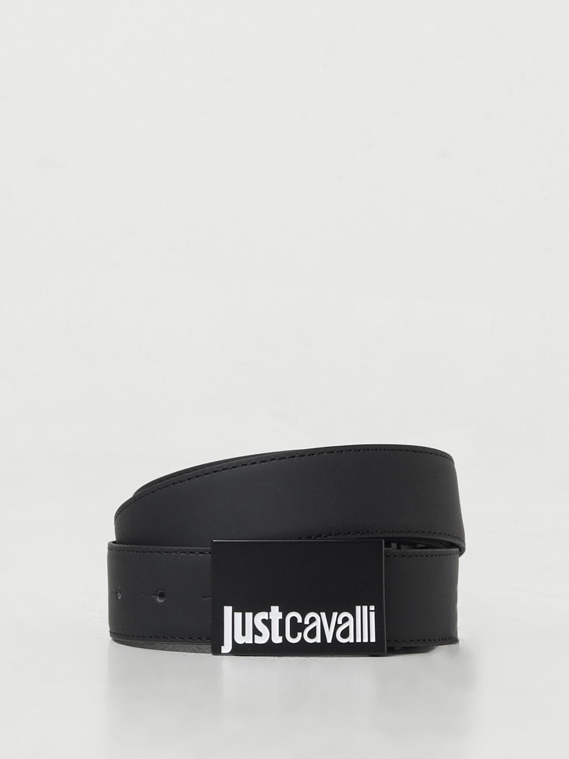 Just Cavalli Belt Men color Black