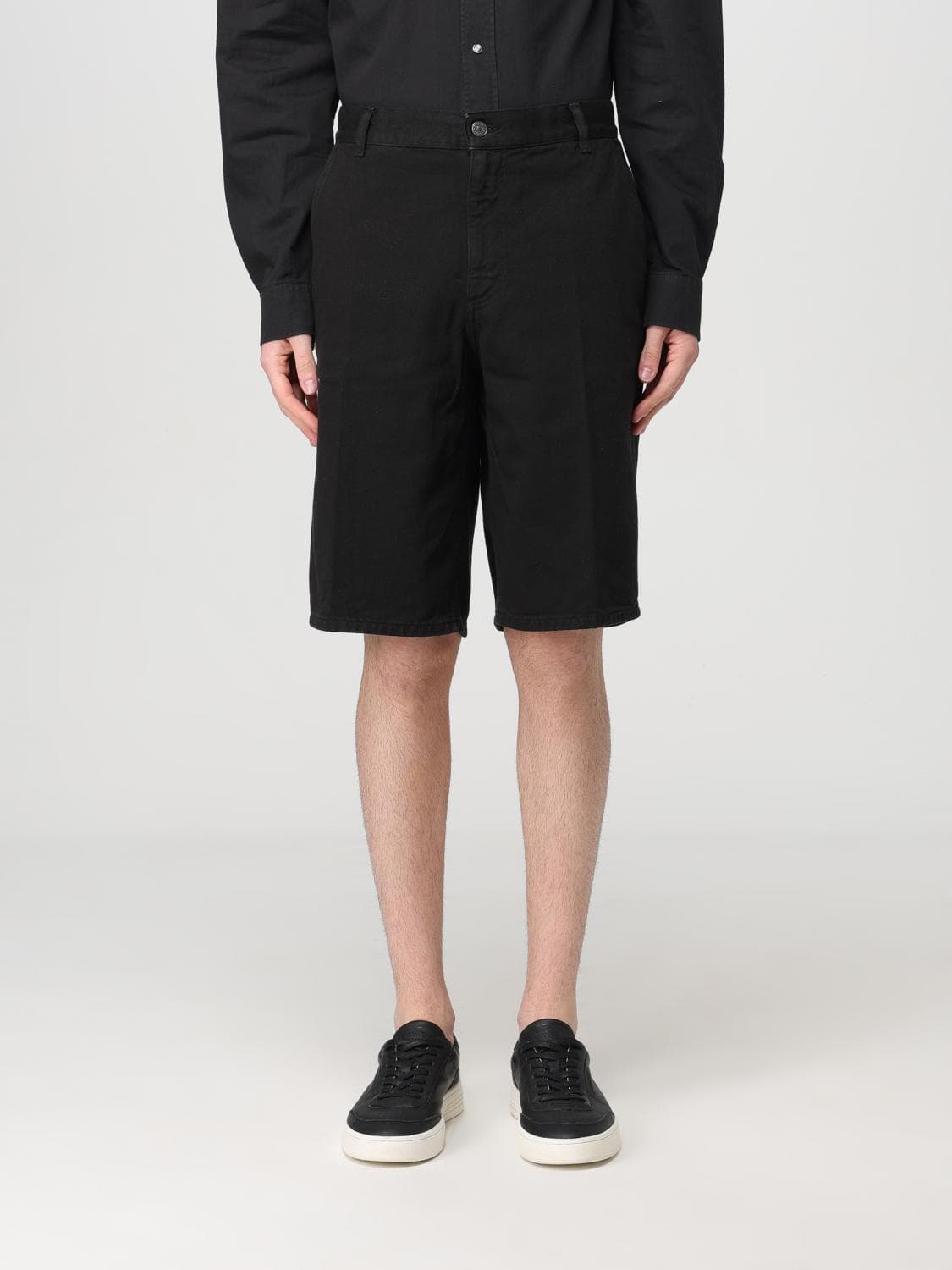 Dondup Shorts Men color Black