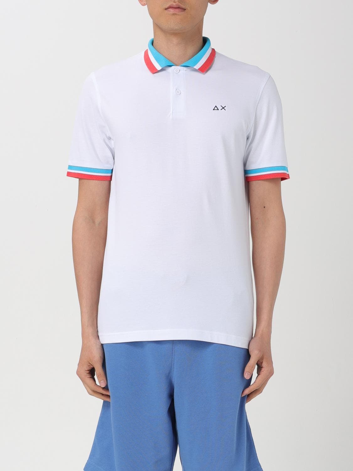 Sun68 Polo Shirt Men color White · S