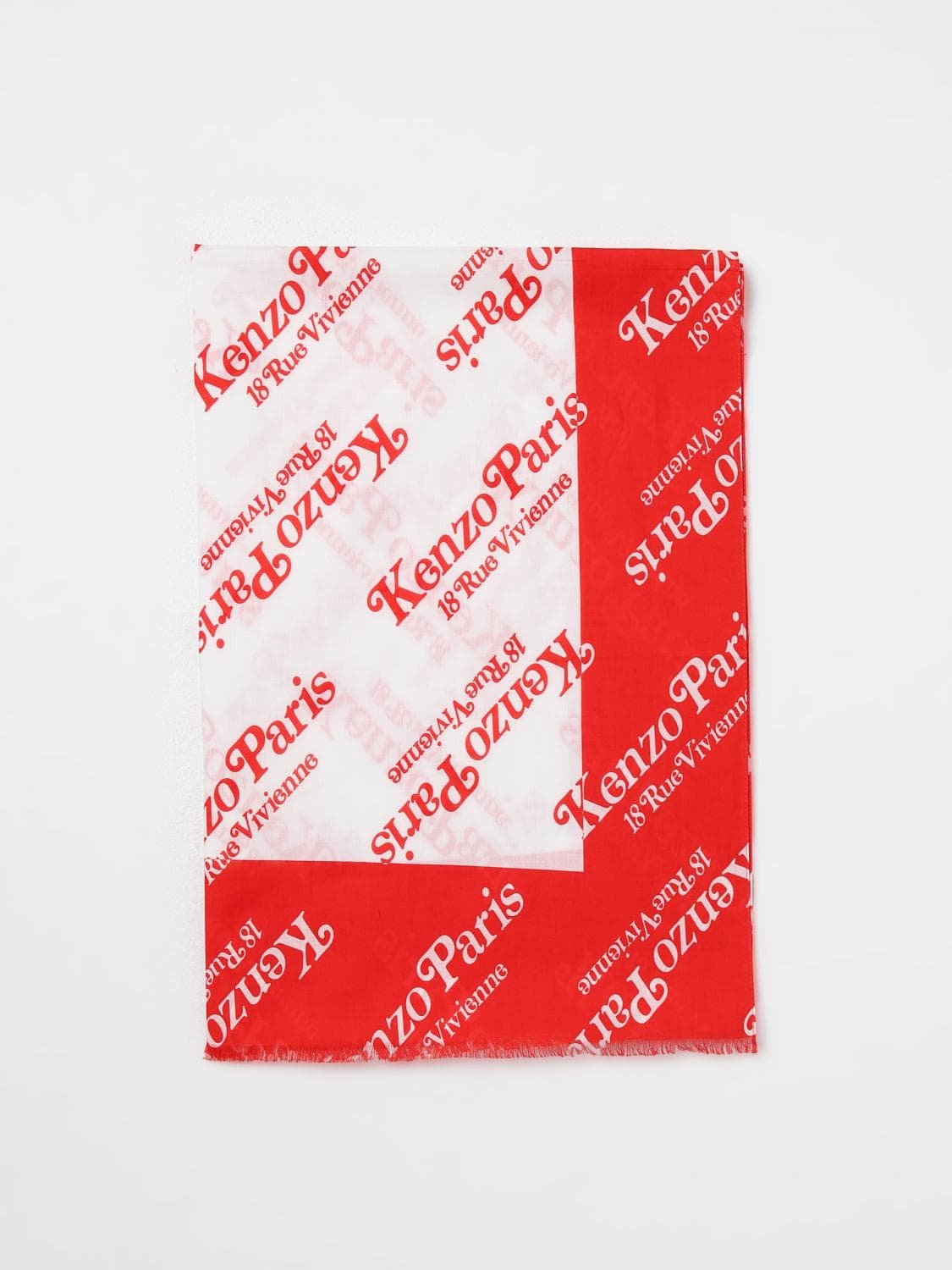 Kenzo Scarf Men color Red · OS