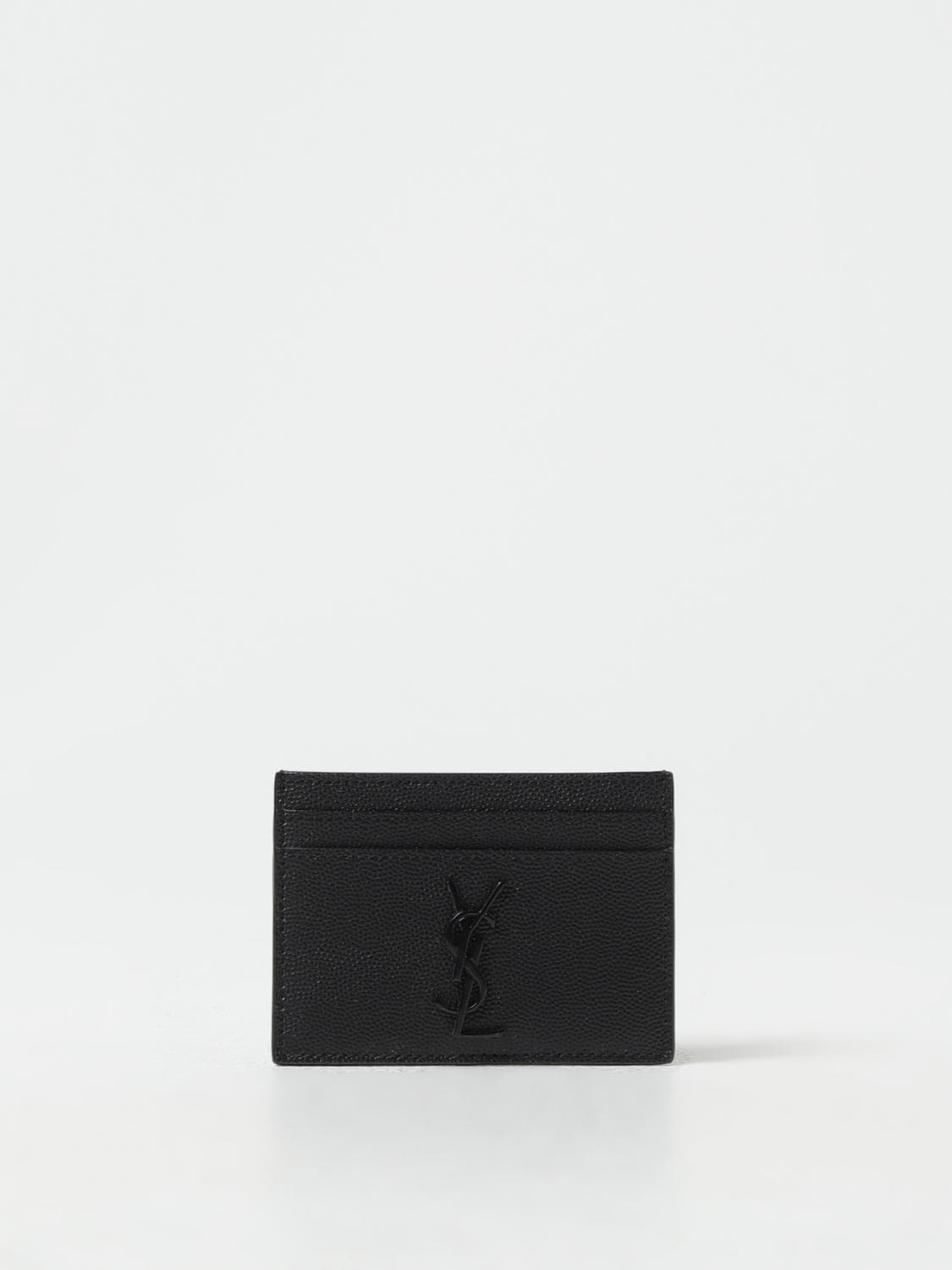 Saint Laurent Wallet Men color Black