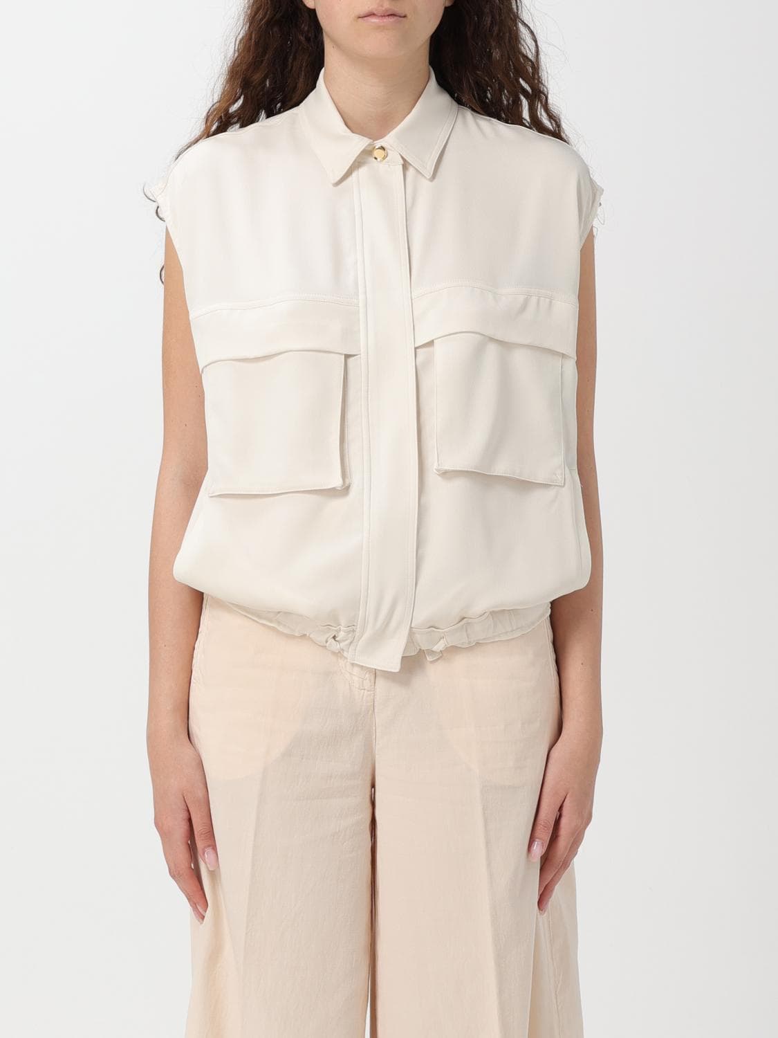 Pinko Waistcoat Woman color Pink