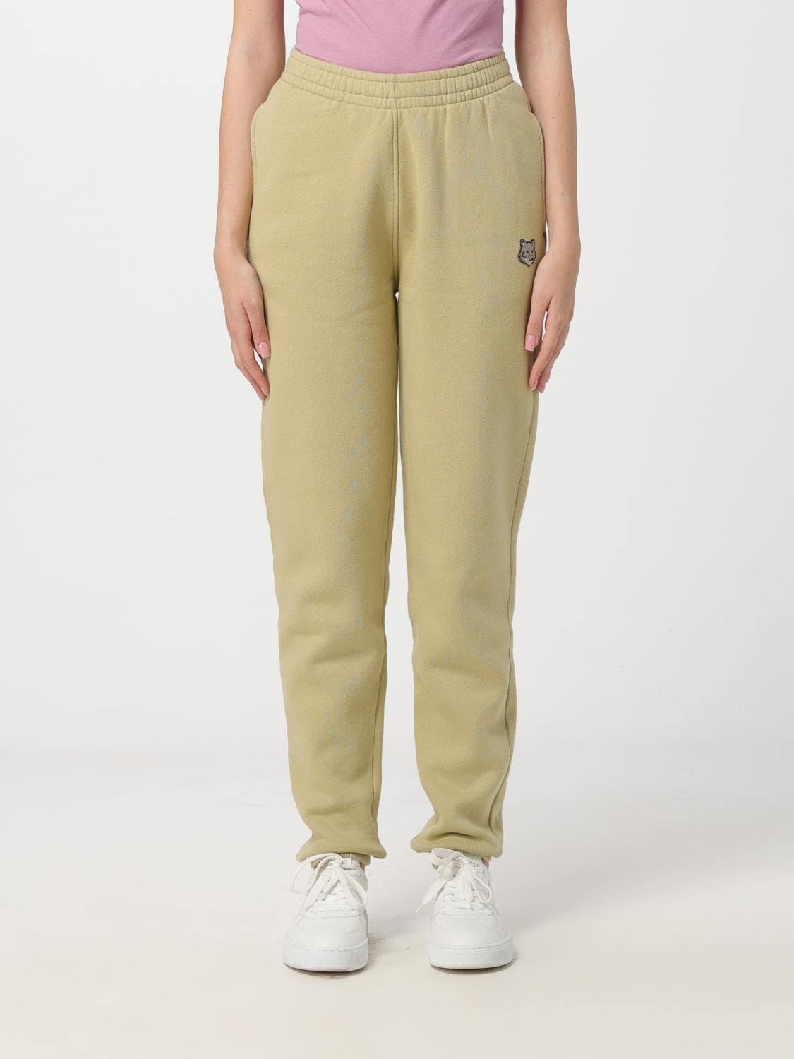 Maison Kitsuné Pants Woman color Beige · XS
