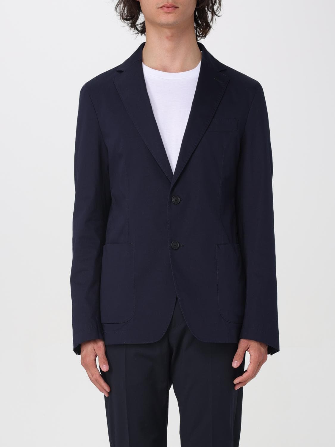 Boss Jacket Men color Navy · 48