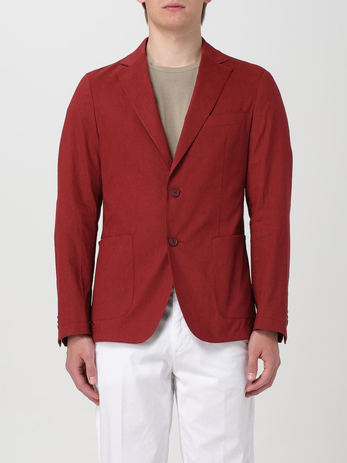 Boss Blazer Men color Red