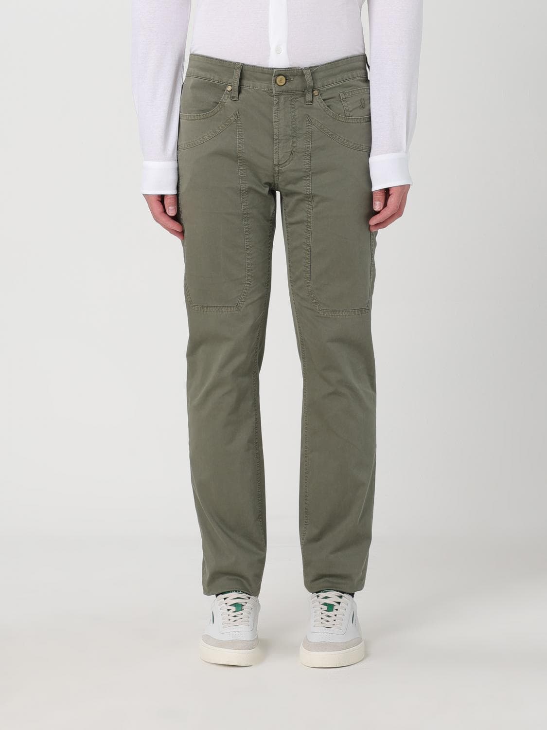 Jeckerson Pants Men color Green