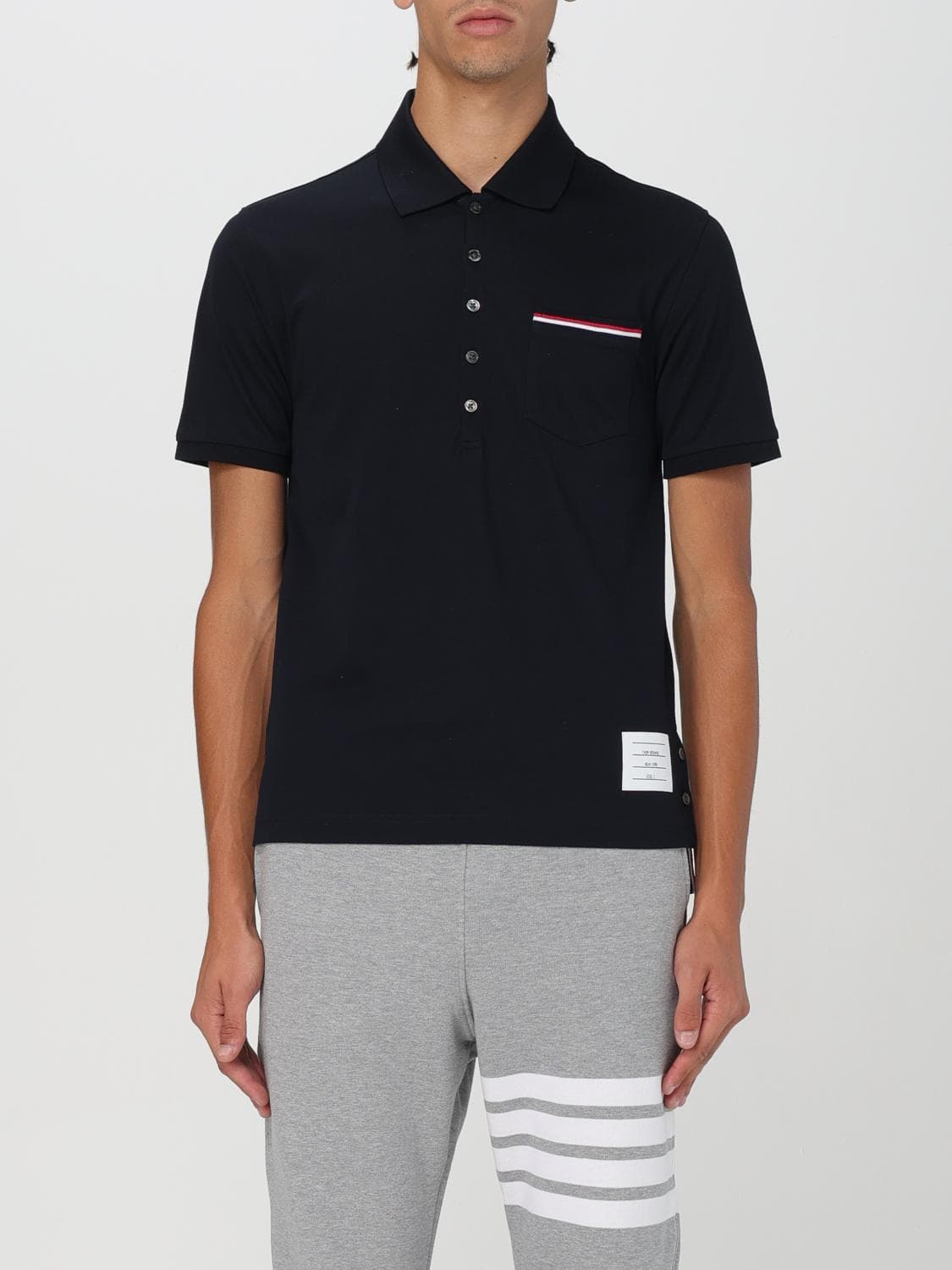 Thom Browne Polo Shirt Men color Blue
