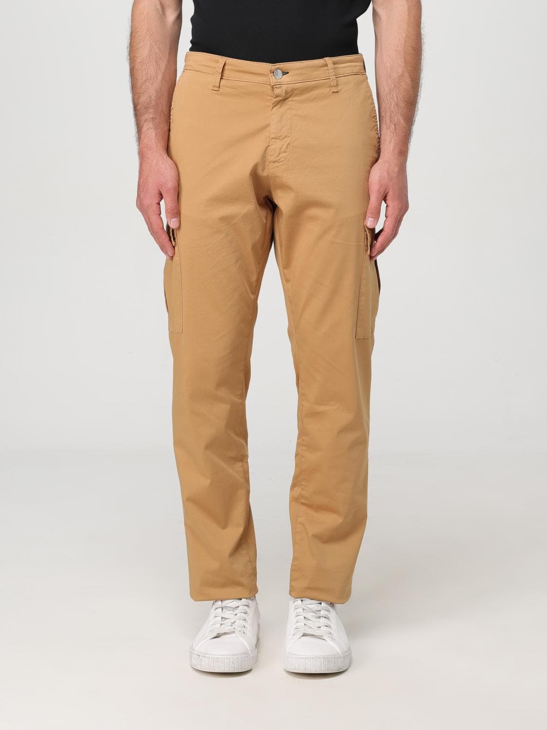 Daniele Alessandrini Pants Men color Camel