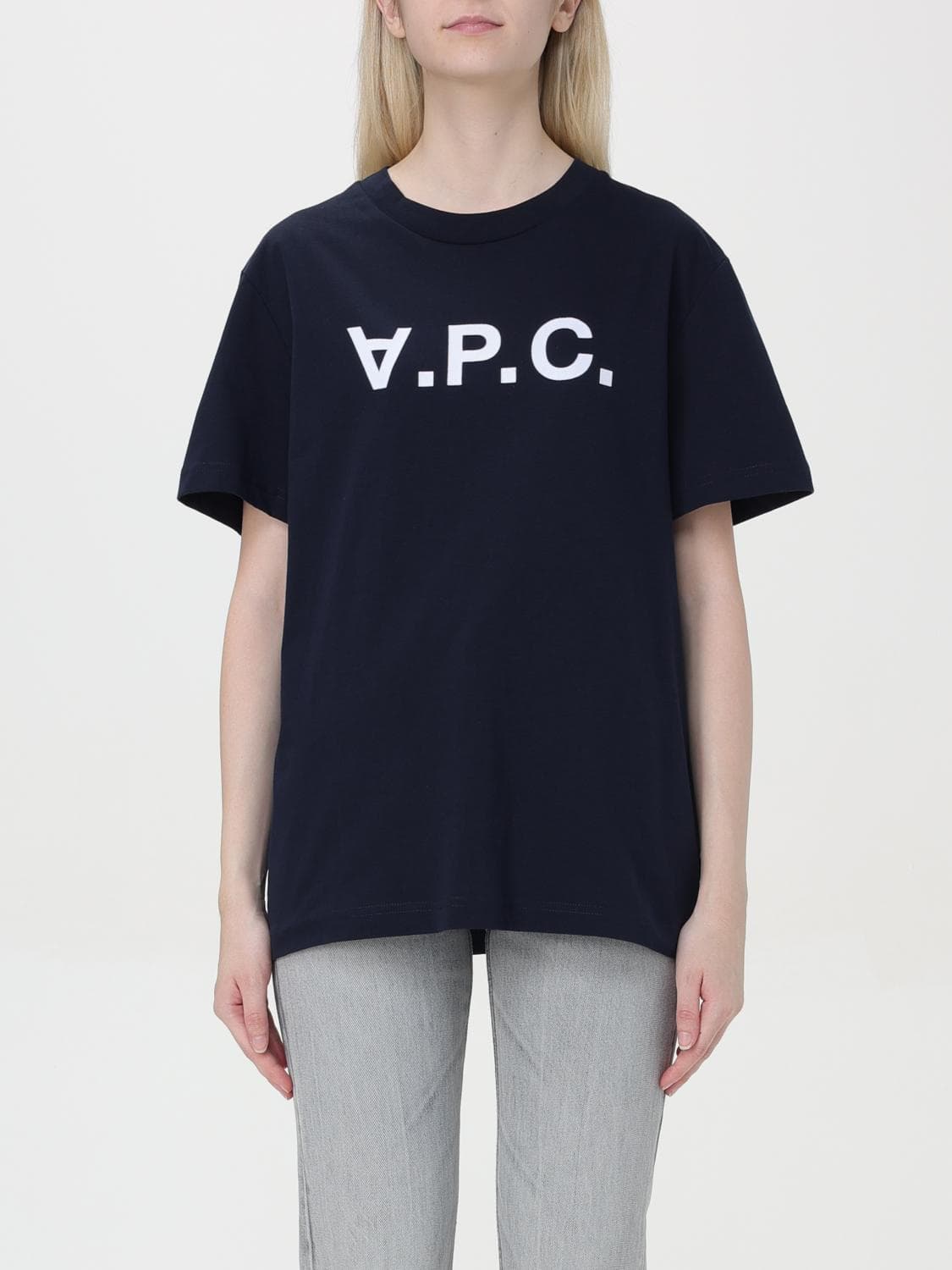 A.p.c. A. P.C. T-Shirt Woman color Navy