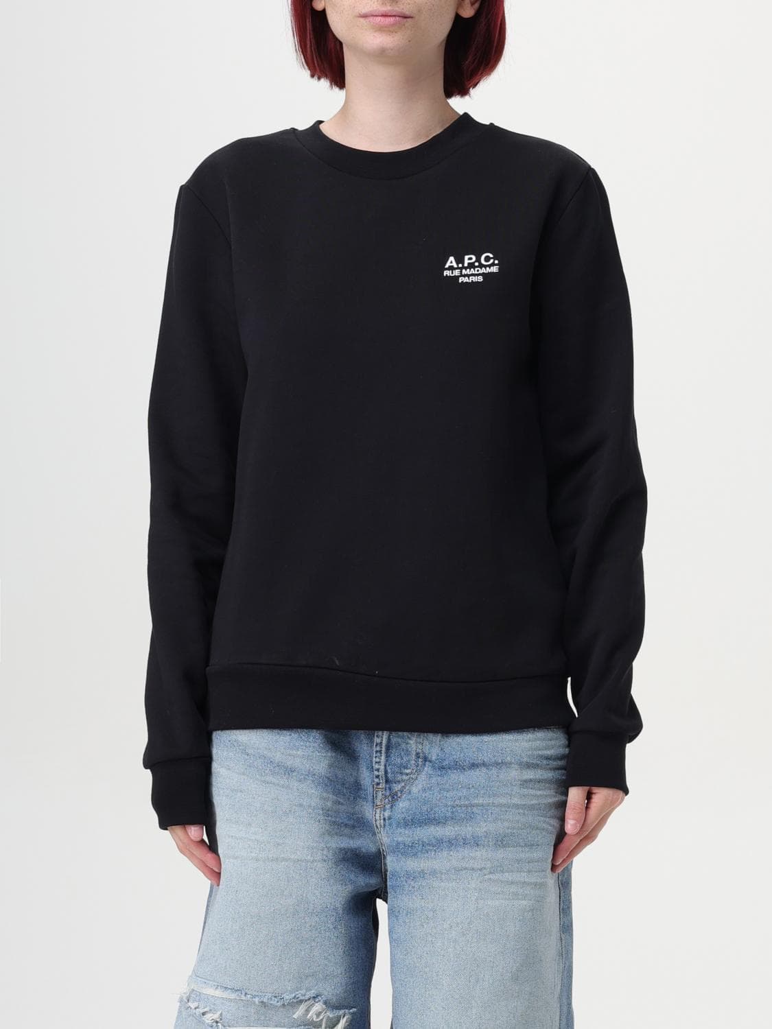 A.p.c. A. P.C. Sweatshirt Woman color White
