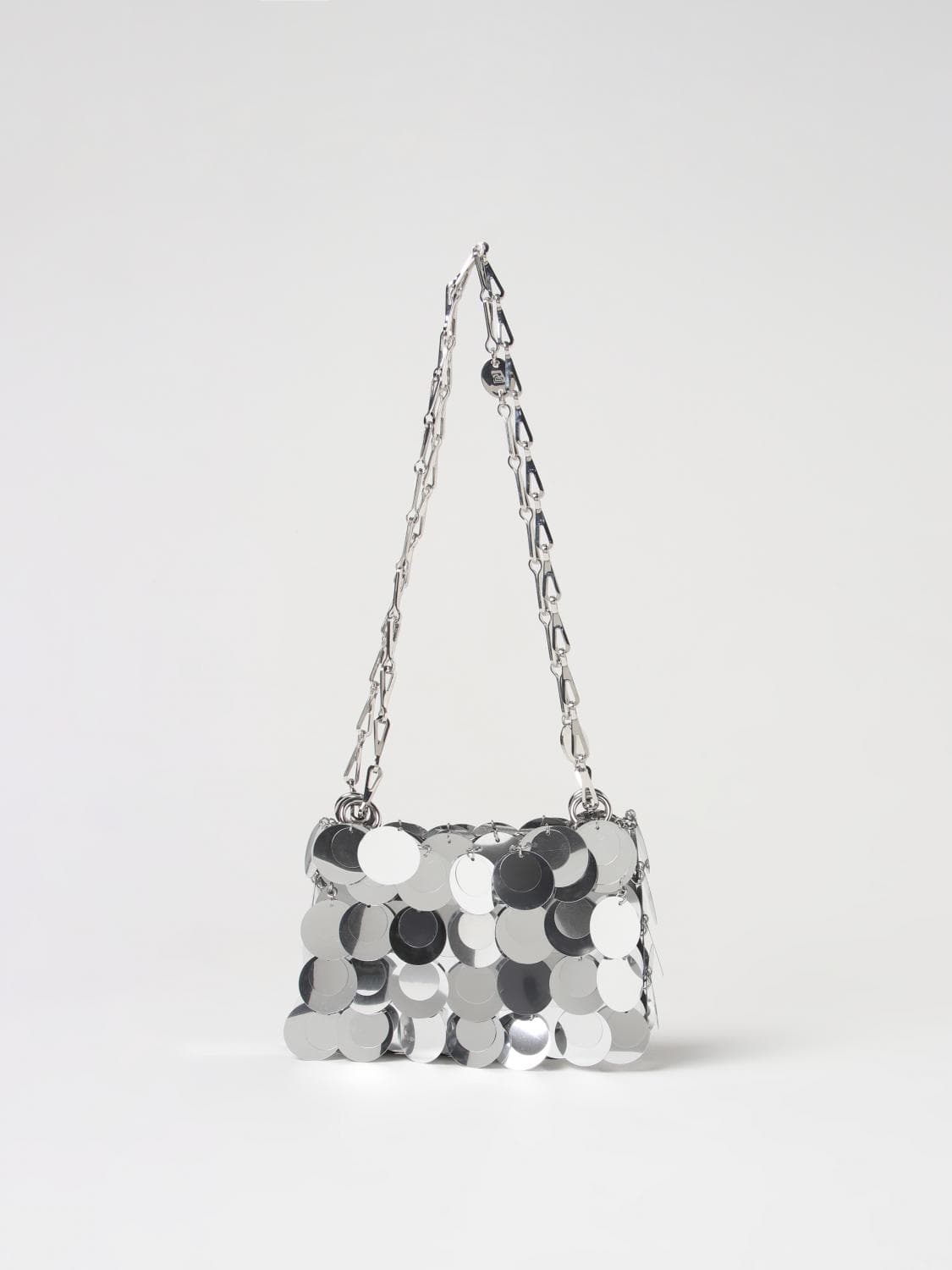 Rabanne Mini Bag Woman color Silver