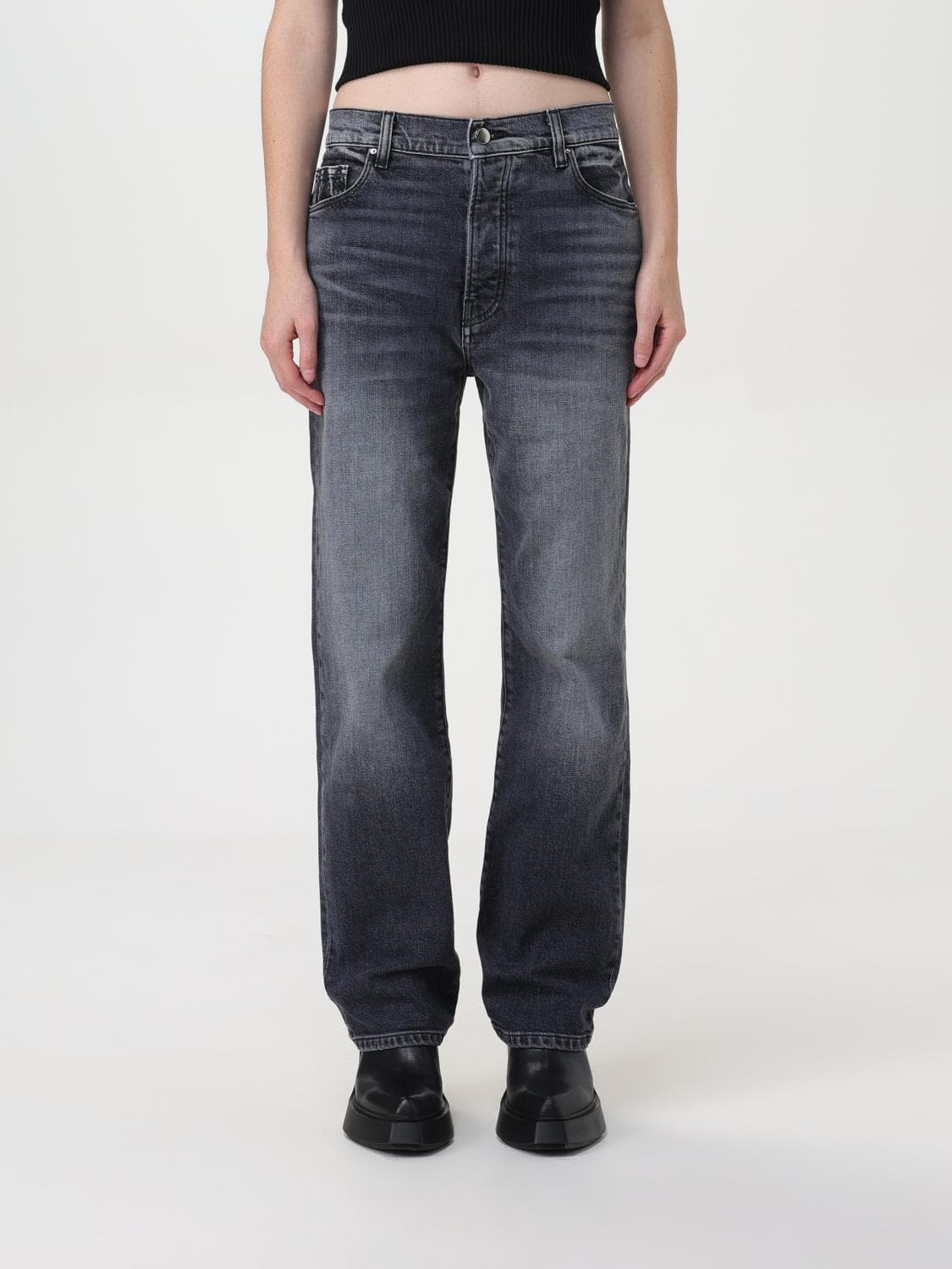 Amiri Jeans Woman color Black