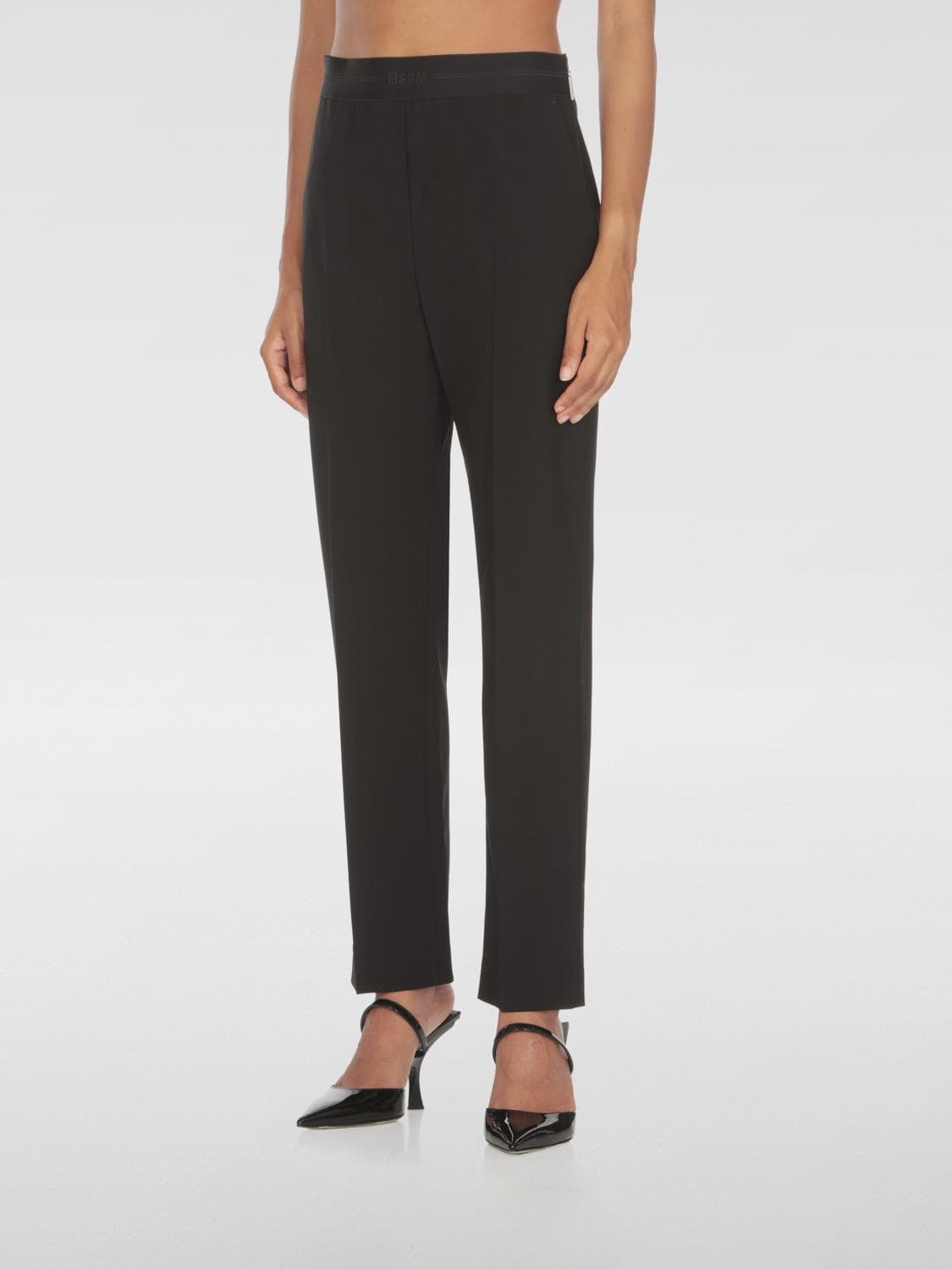 Msgm Pants Woman color Black