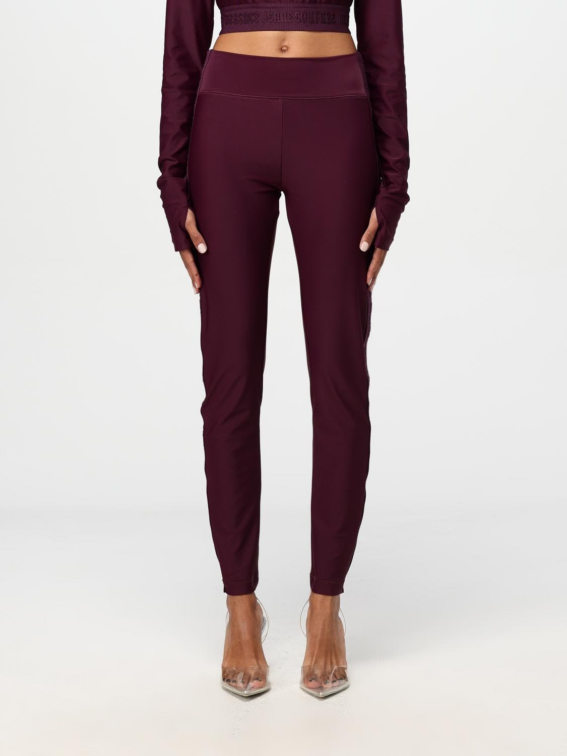 Versace Jeans Couture Pants Woman color Violet · 38