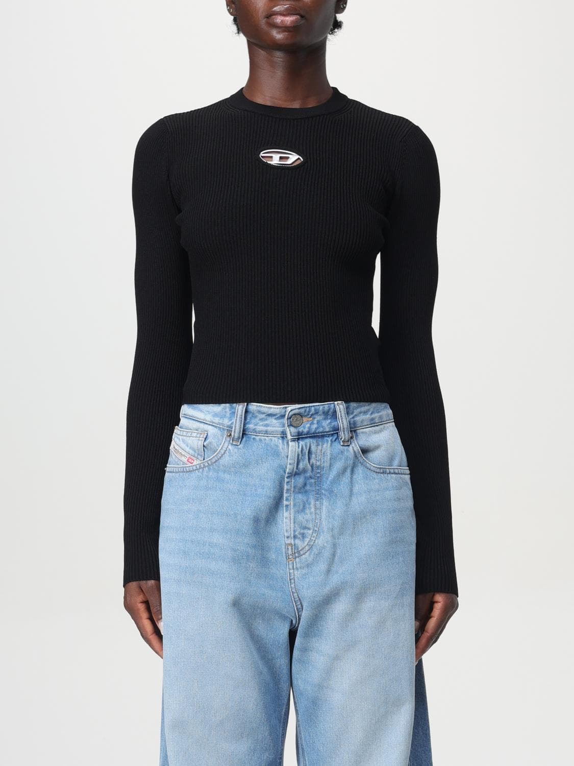Diesel Sweater Woman color Black