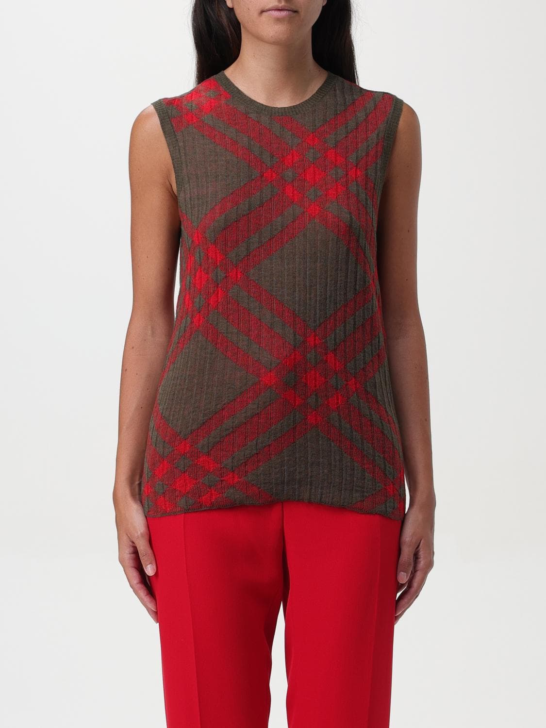 Burberry Top Woman color Red