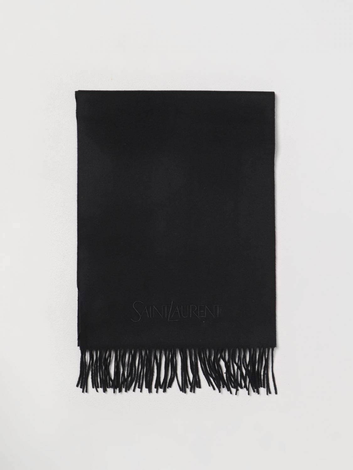 Saint Laurent Scarf Men color Black