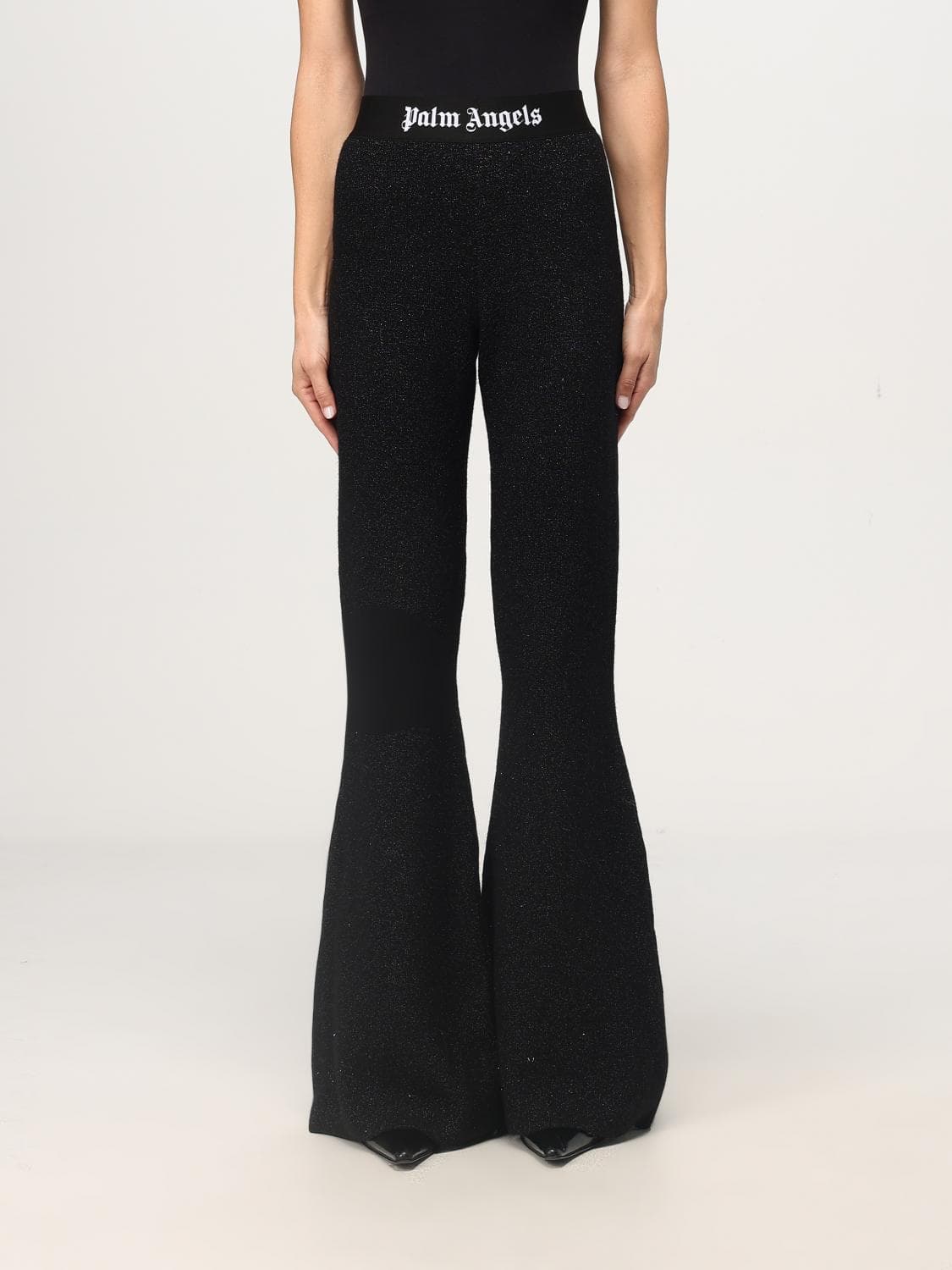 Palm Angels Pants Woman color Black · L