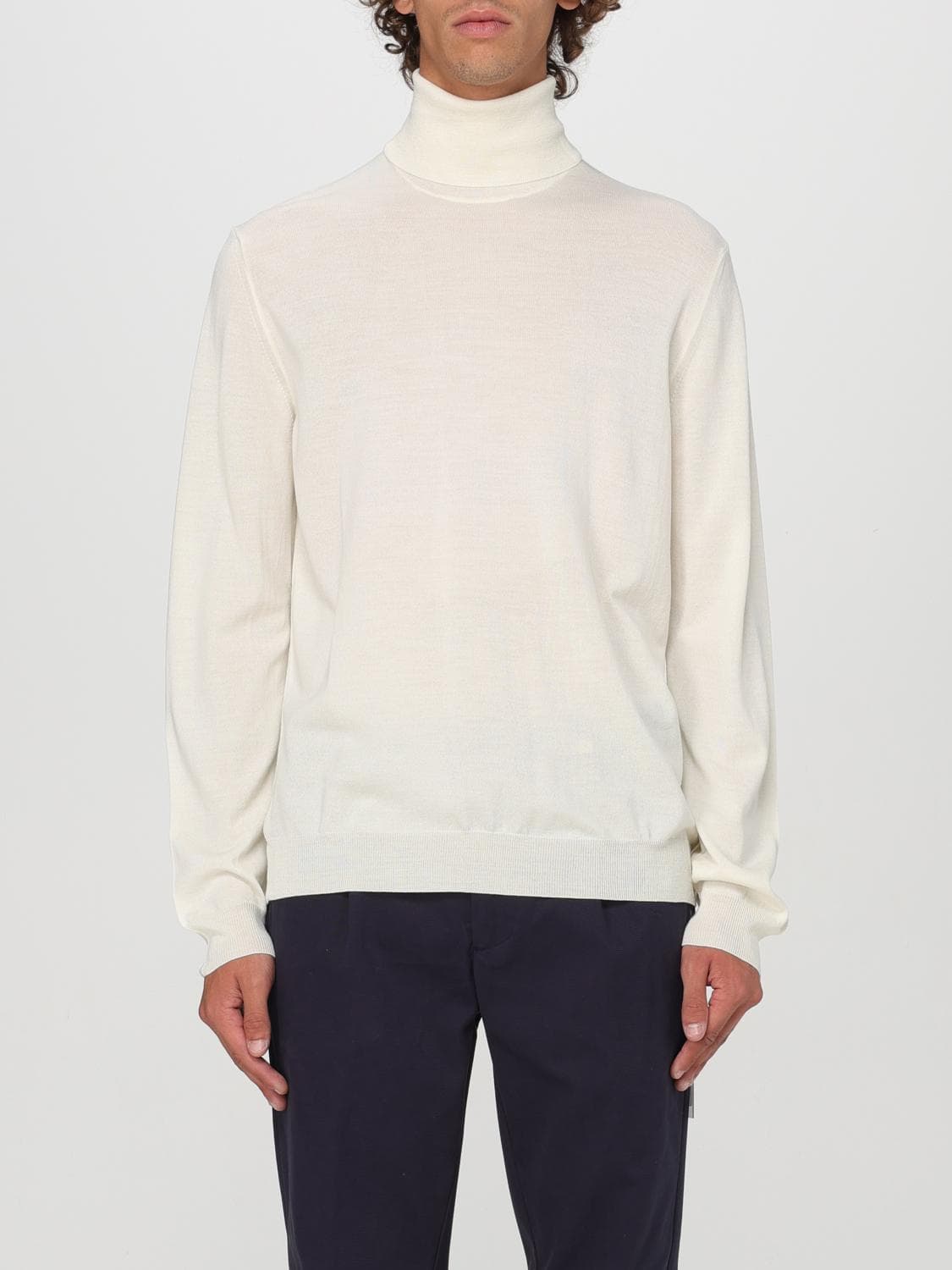 Zanone Sweater Men color Cream