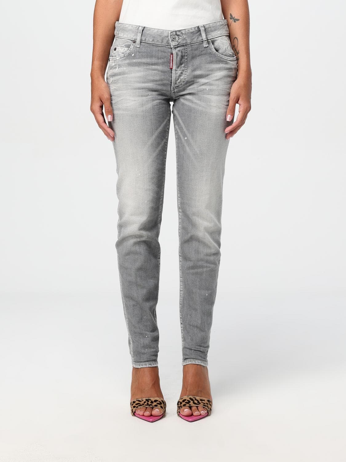 Dsquared2 Jeans Woman color Grey