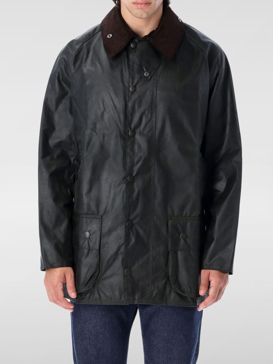 Barbour Jacket Men color Sage